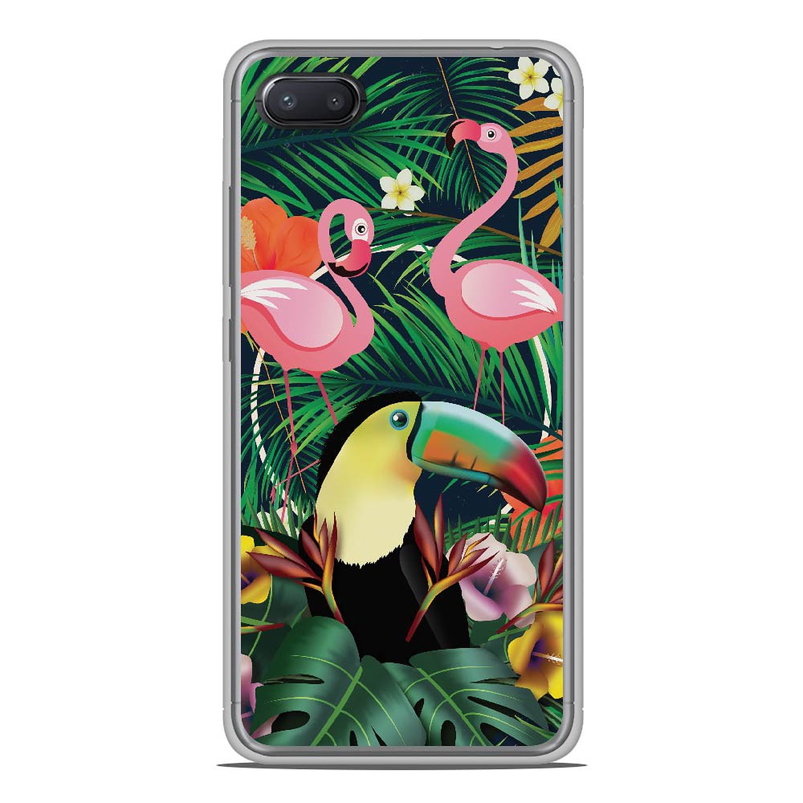 1001 Coques Coque silicone gel Xiaomi RedMi 6A motif Tropical Toucan - Coque telephone 1001Coques