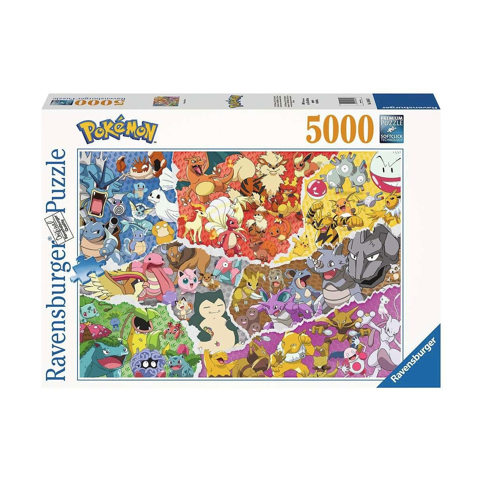 Pokemon - Puzzle Pokemon Allstars (5000 pièces) - Puzzle Ravensburger