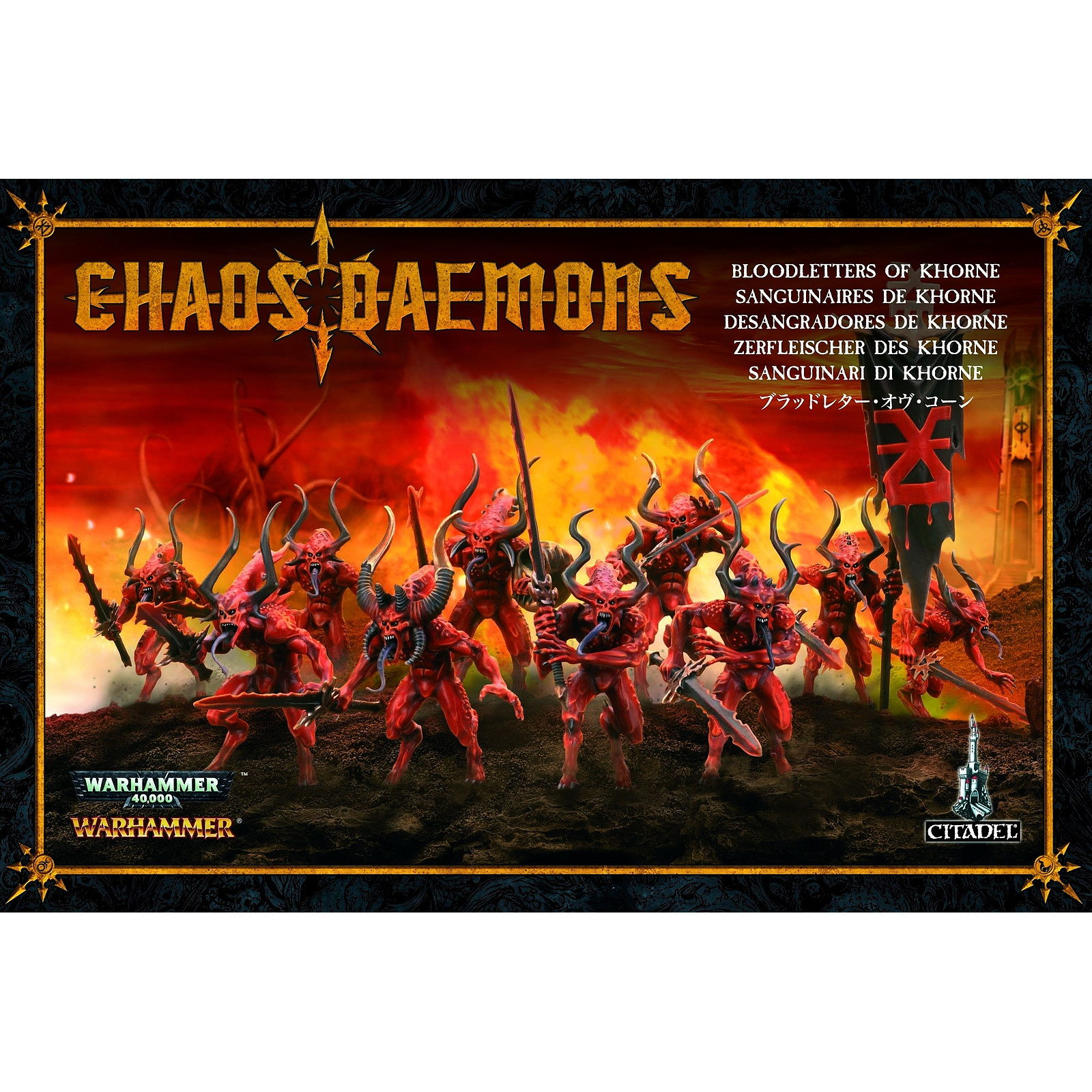 Warhammer AoS & 40k . - Daemons Of Khorne Bloodletters - Jeux de figurines Games workshop