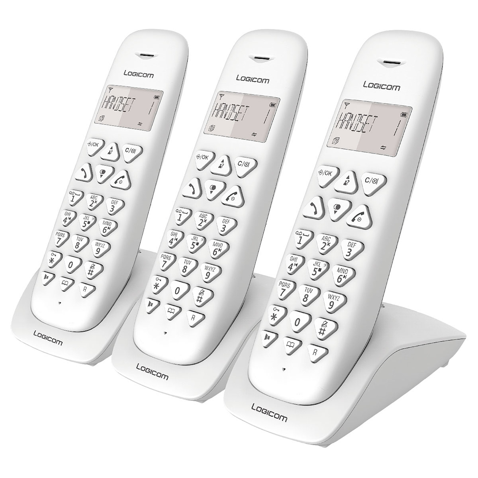 Logicom Vega 355T Blanc - Telephone sans fil LOGICOM