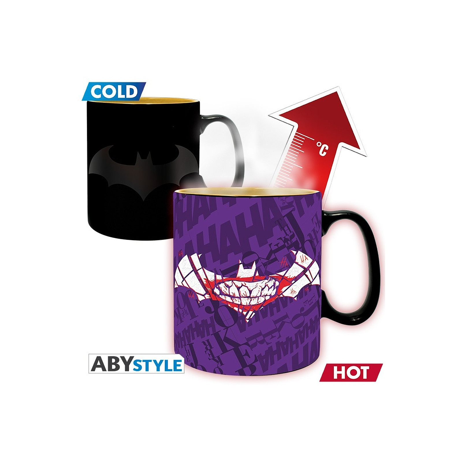 DC Comics - Mug Heat Change Batman Mat - Mugs Abystyle