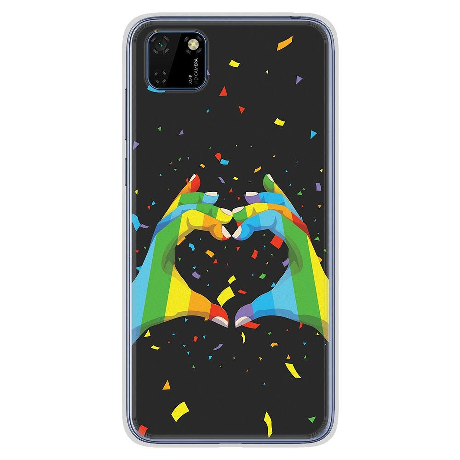 1001 Coques Coque silicone gel Huawei Y5P motif LGBT - Coque telephone 1001Coques