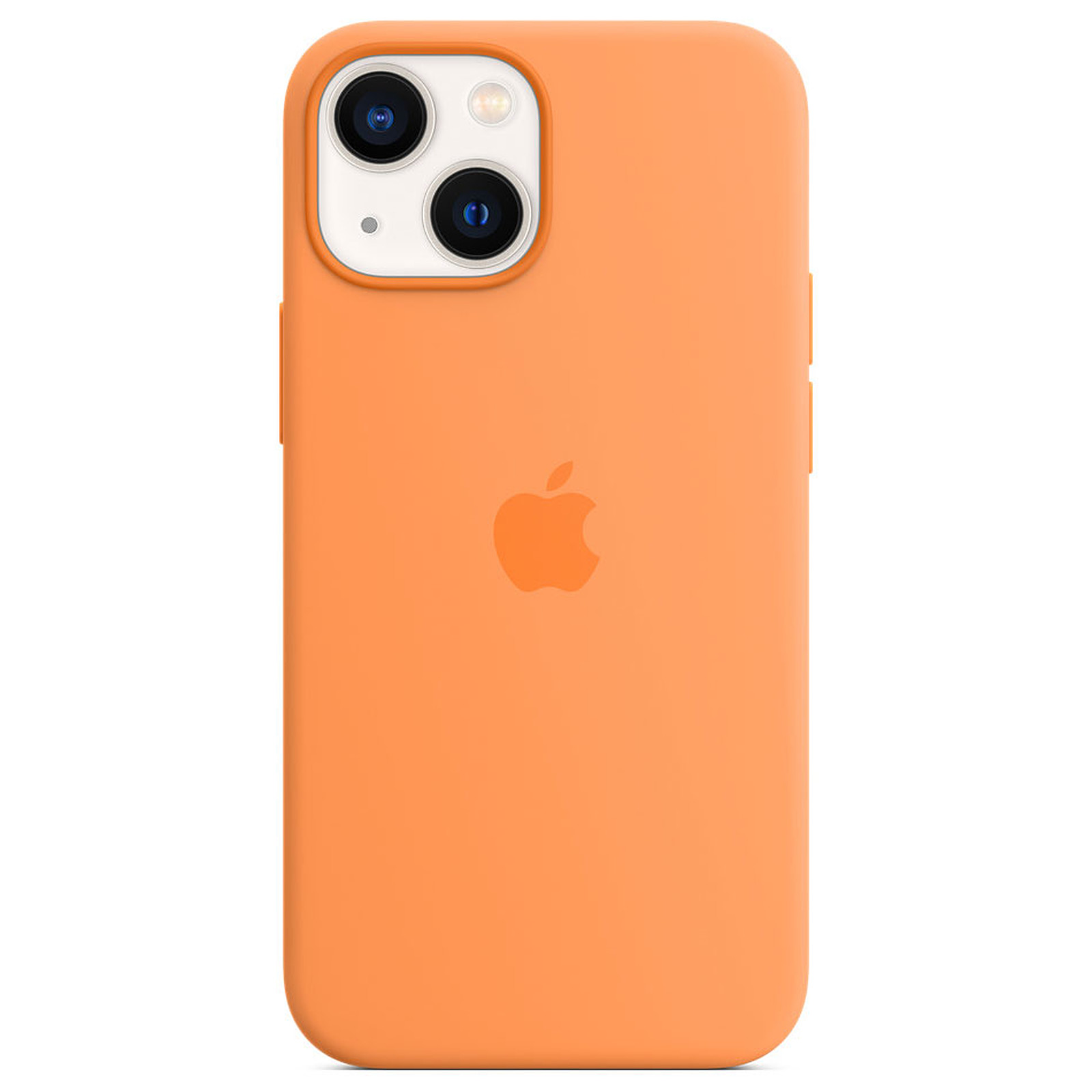 Apple Silicone Case with MagSafe Orange Apple iPhone 13 mini - Coque telephone Apple