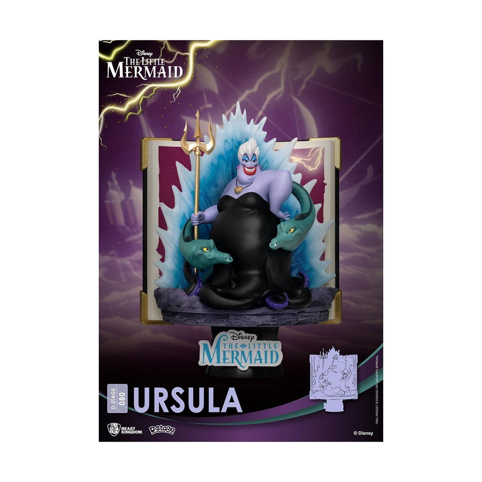 Disney - Diorama D-Stage Story Book Series Ursula New Version 15 cm - Figurines Beast Kingdom Toys