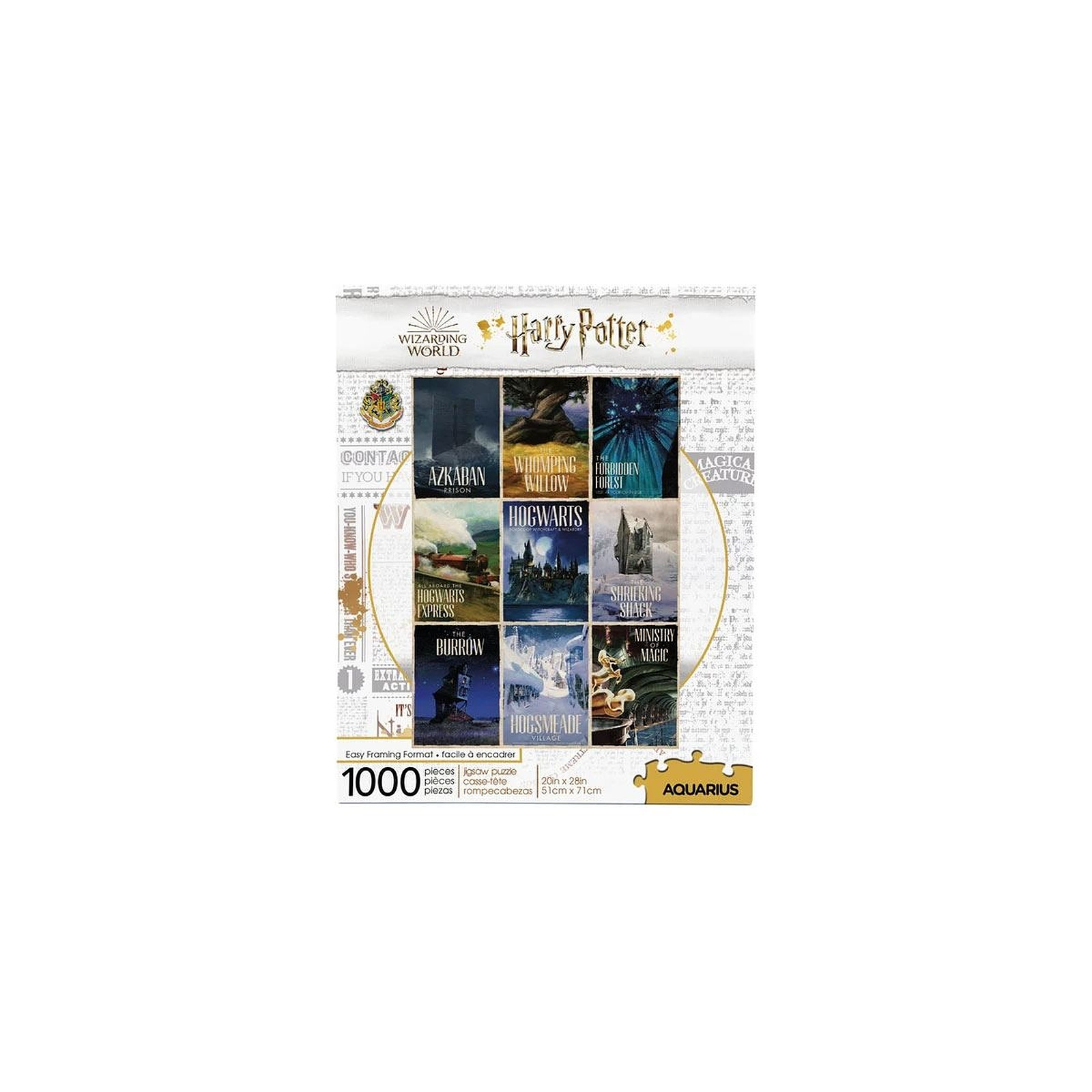 Harry Potter - Puzzle Travel Posters (1000 pièces) - Puzzle DIVERS