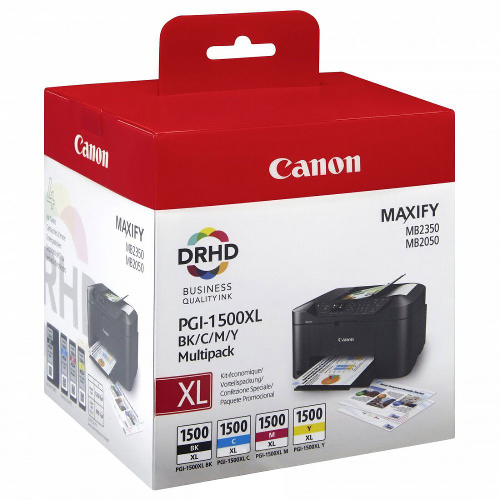 Canon PGI-1500XL C/M/Y/BK - Cartouche imprimante Canon