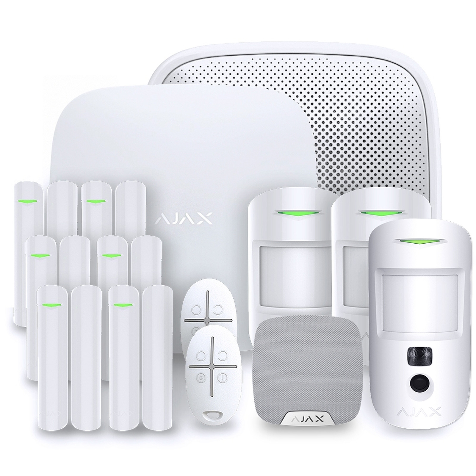 Alarme maison sans fil Ajax Hub 2 - Kit 5 - Kit alarme Ajax Systems