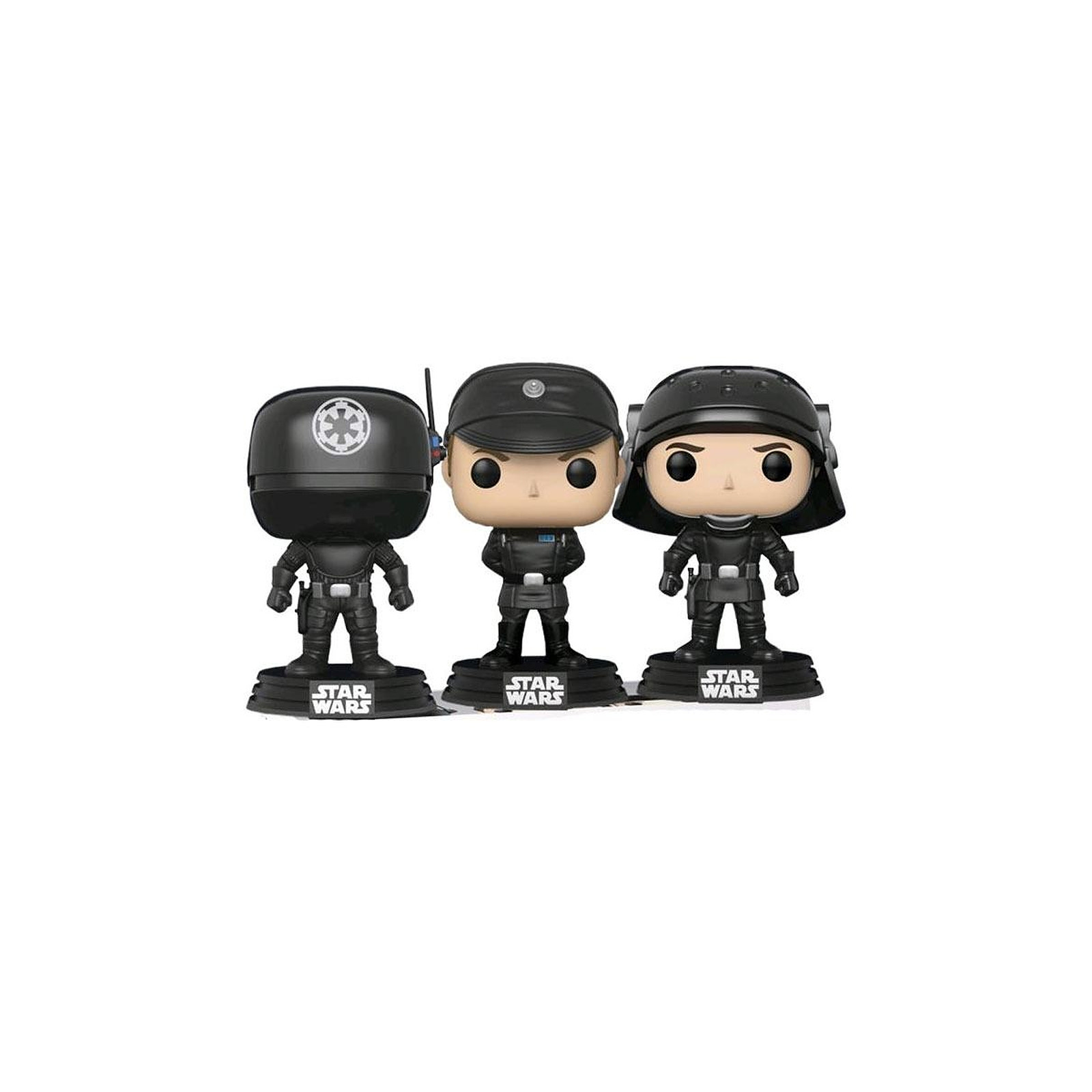 Star Wars - Pack 3 figurines POP! Gunner, Officer & Trooper 9 cm - Figurines Funko