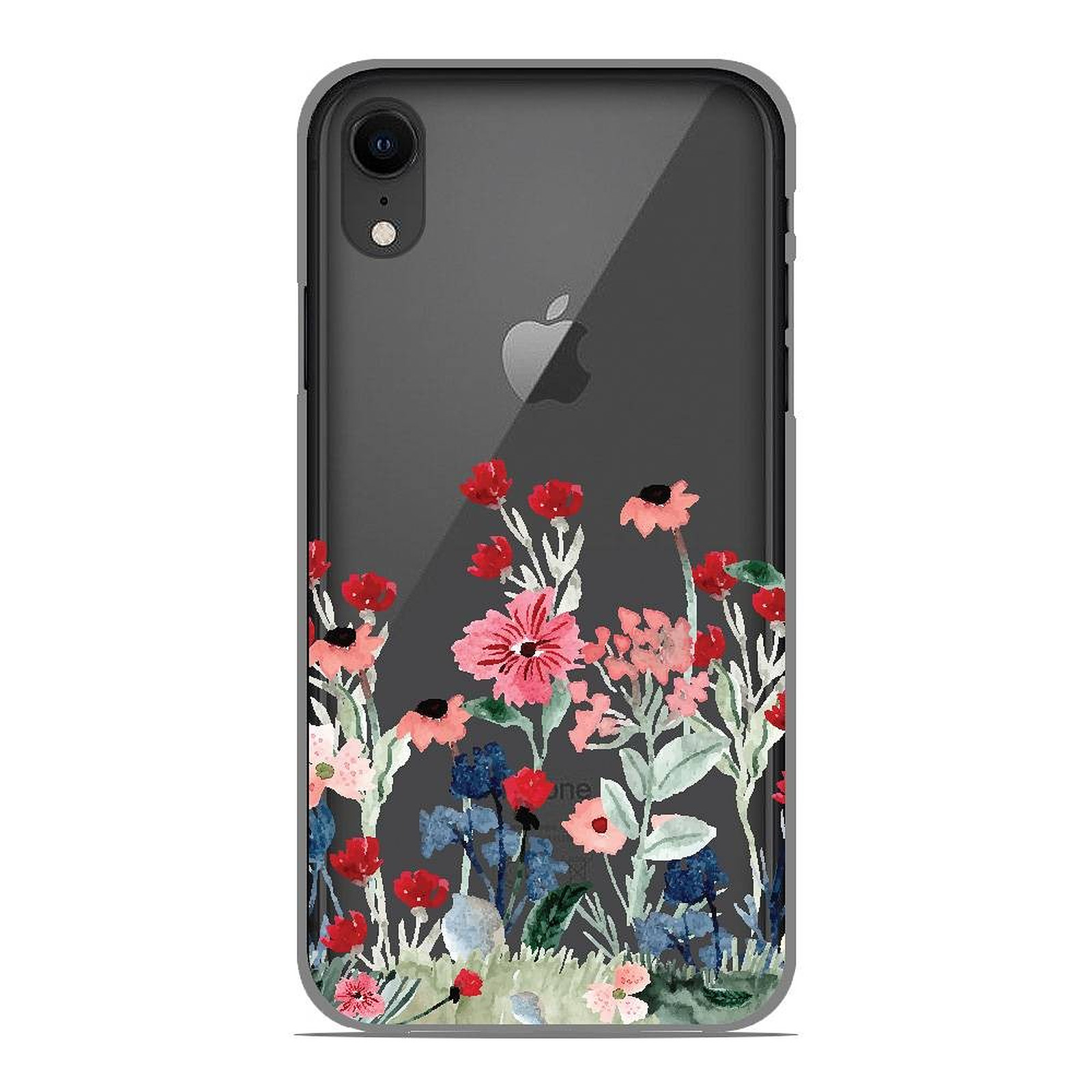 1001 Coques Coque silicone gel Apple iPhone XR motif Printemps en fleurs - Coque telephone 1001Coques