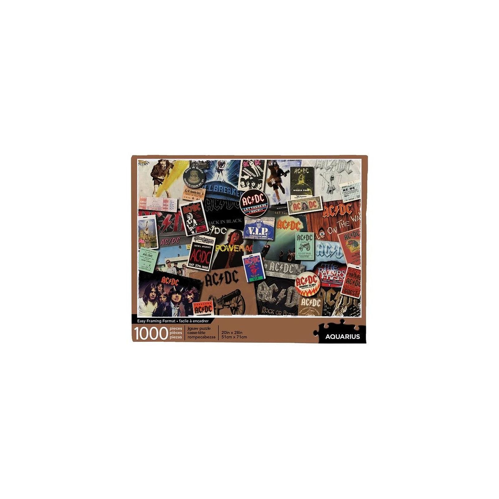 AC/DC - Puzzle Albums (1000 pièces) - Puzzle DIVERS