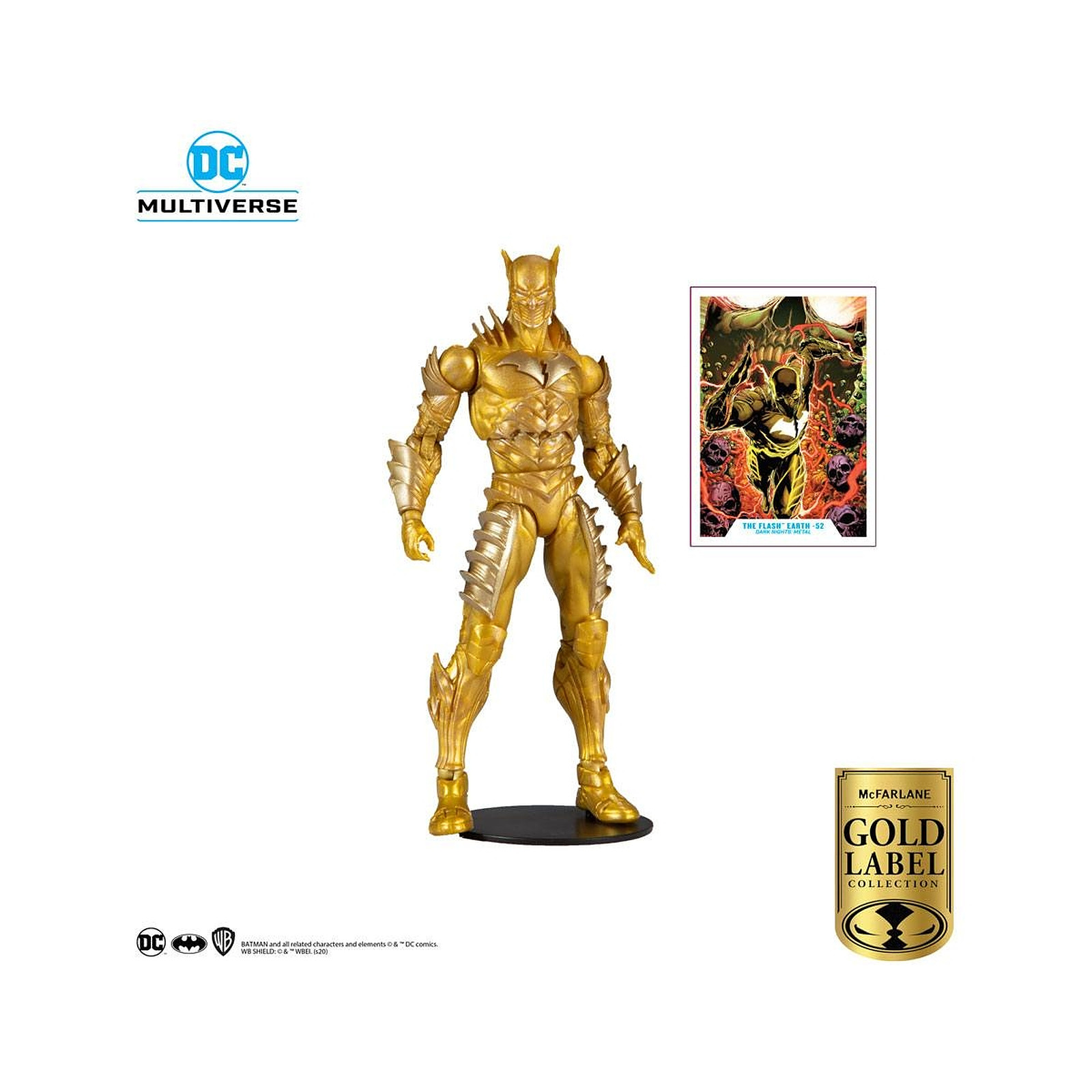 DC Comics - Figurine DC Multiverse Red Death Gold (Earth 52) (Gold Label Series) 18 cm - Figurines McFarlane Toys