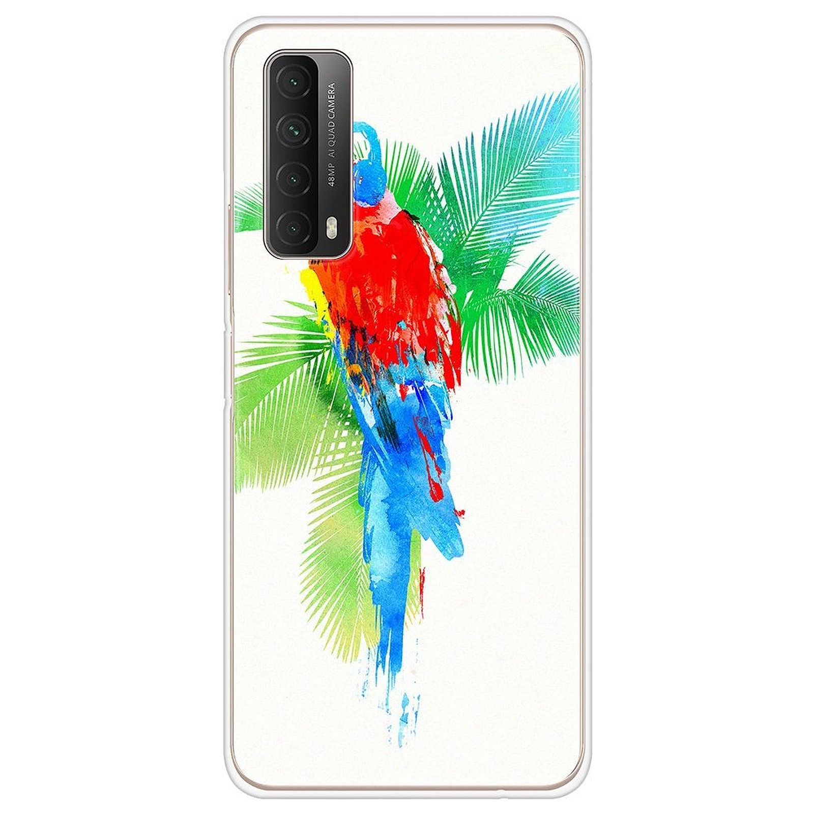 1001 Coques Coque silicone gel Huawei P Smart 2021 motif RF Tropical party - Coque telephone 1001Coques