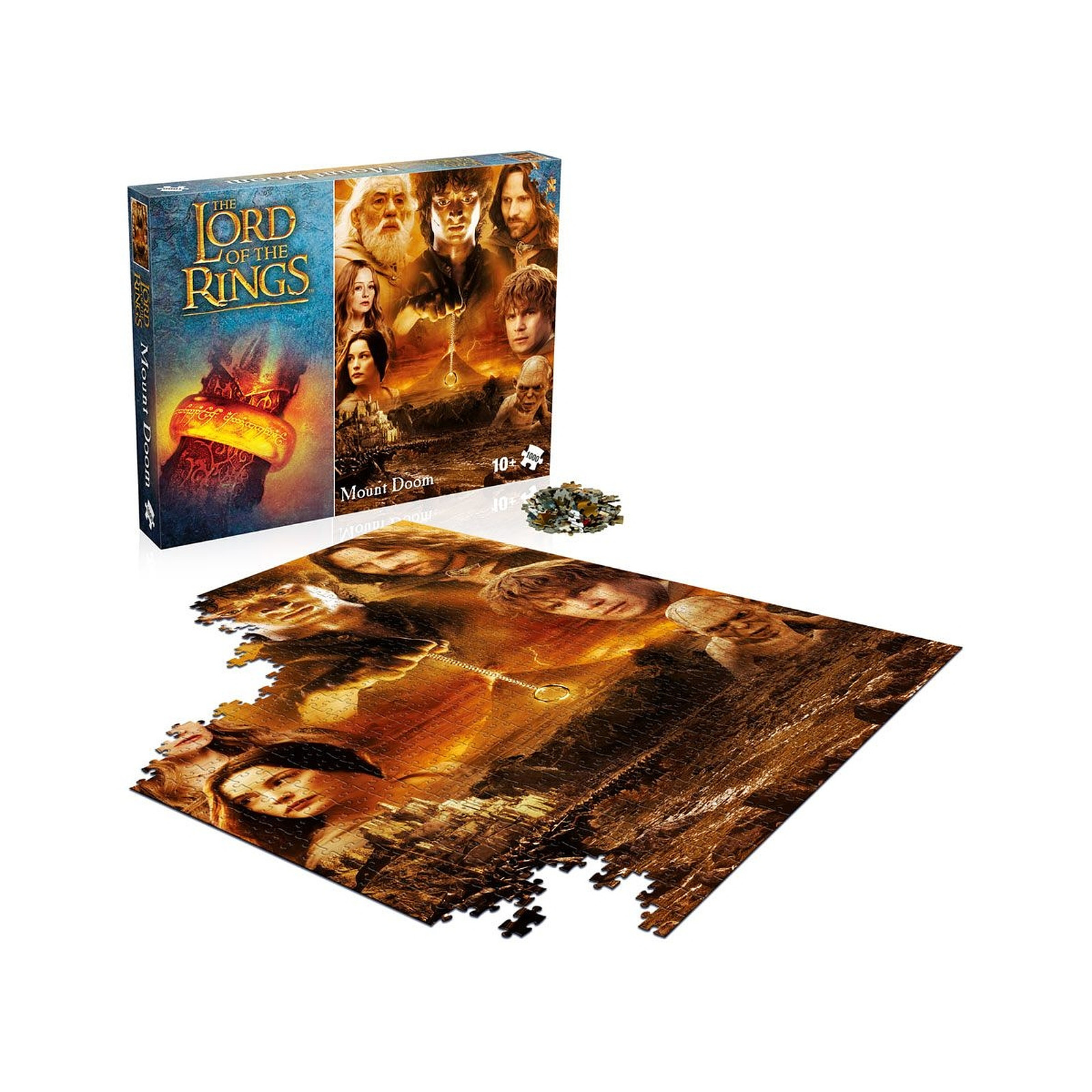Le Seigneur des Anneaux - Puzzle Mount Doom (1000 pièces) - Puzzle Winning Moves