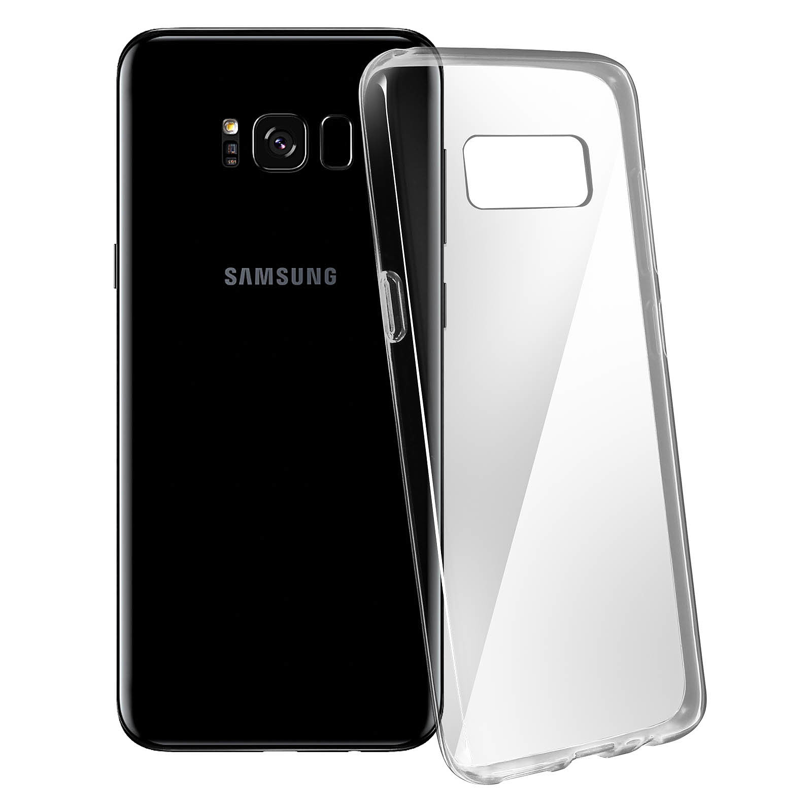 Avizar Coque Galaxy S8 Protection transparente silicone gel souple antirayures - Coque telephone Avizar