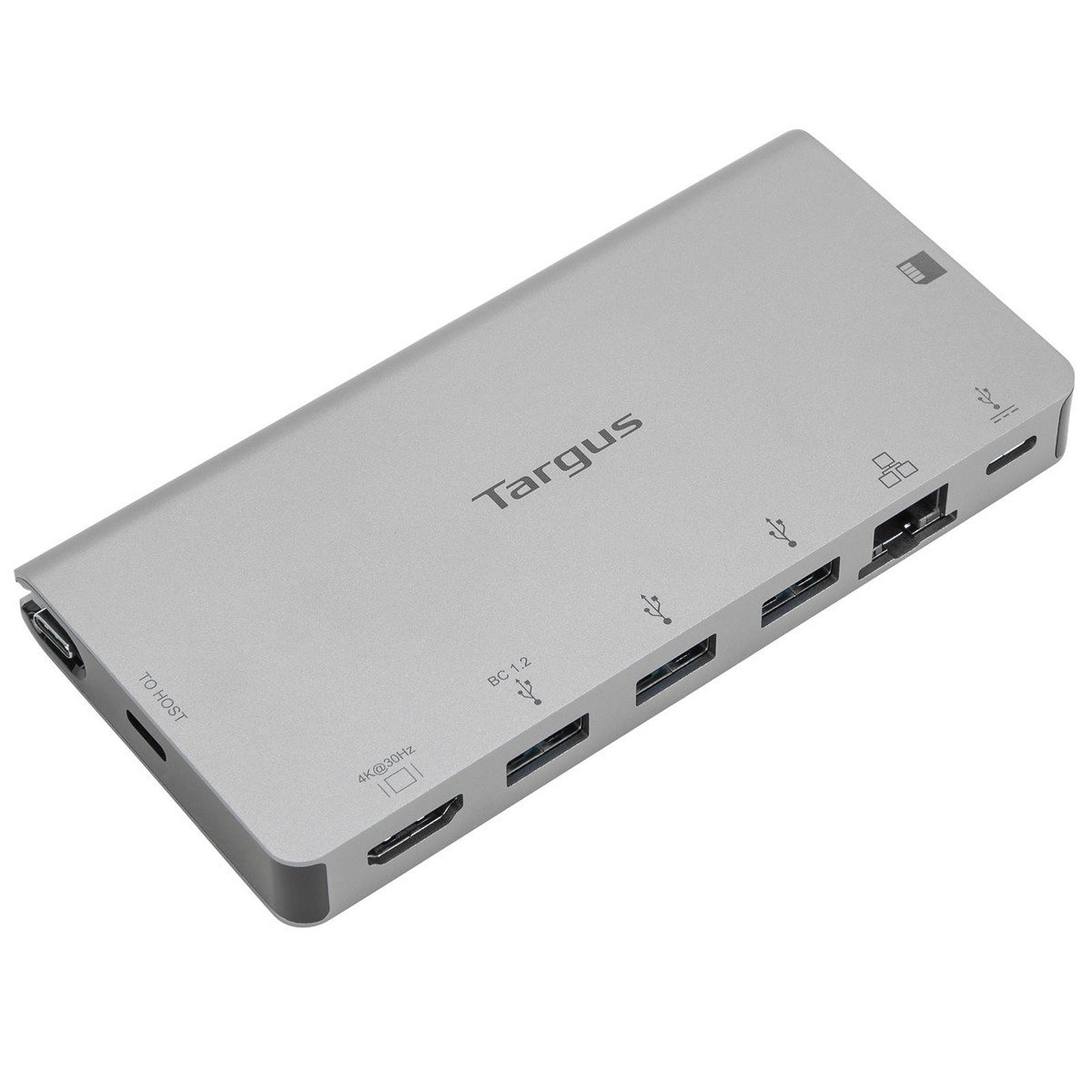 Targus Station d'accueil USB-C vers HDMI 4K, DP Alt Mode Single Video, avec lecteur de carte, 100 W PD Pass-Through et cable USB-C amovible - USB Targus
