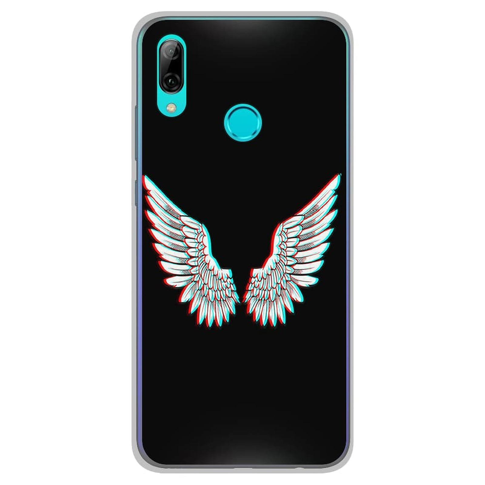 1001 Coques Coque silicone gel Huawei P Smart 2019 motif Ailes d'Ange - Coque telephone 1001Coques