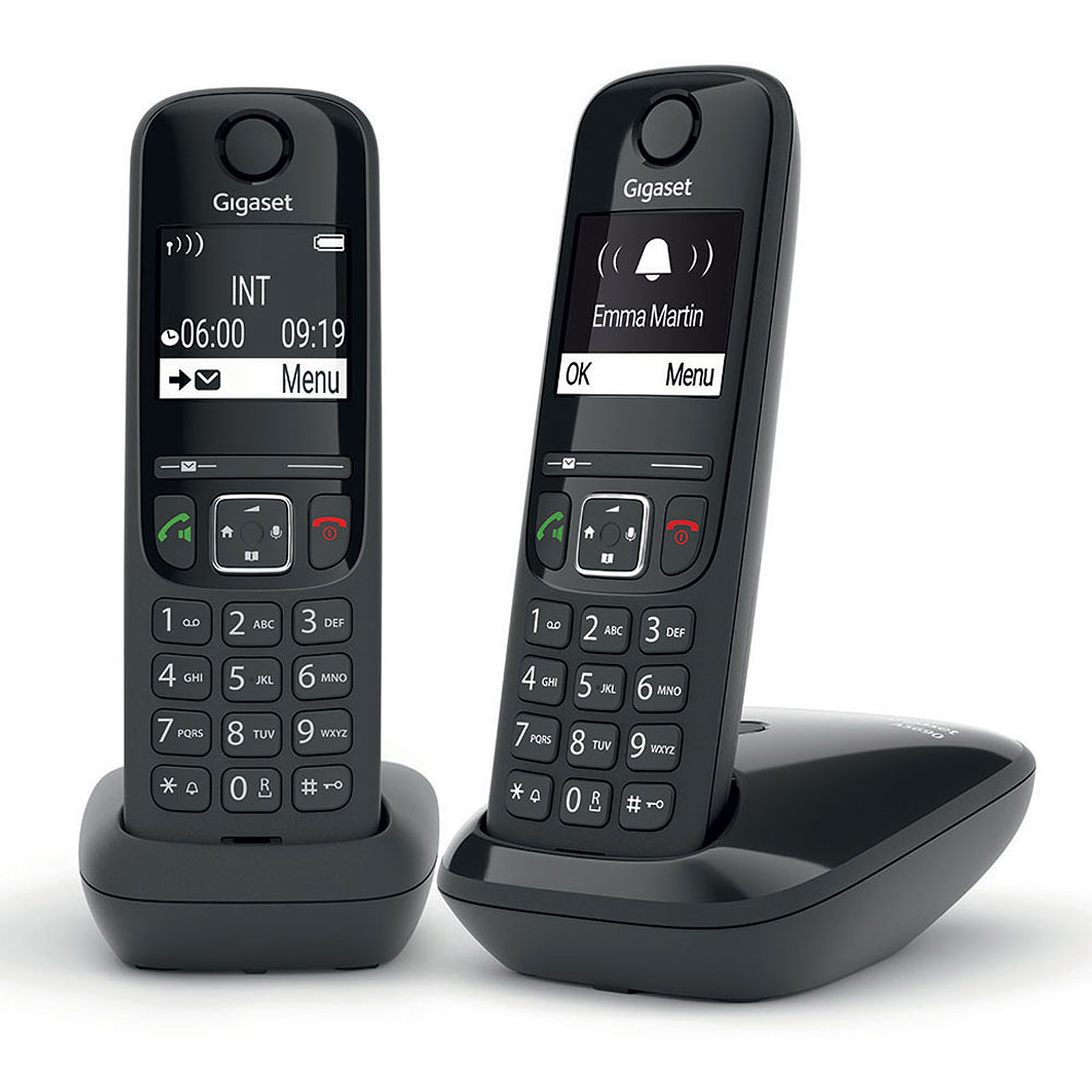 Gigaset AS690 Duo Noir · Occasion - Telephone sans fil Gigaset - Occasion