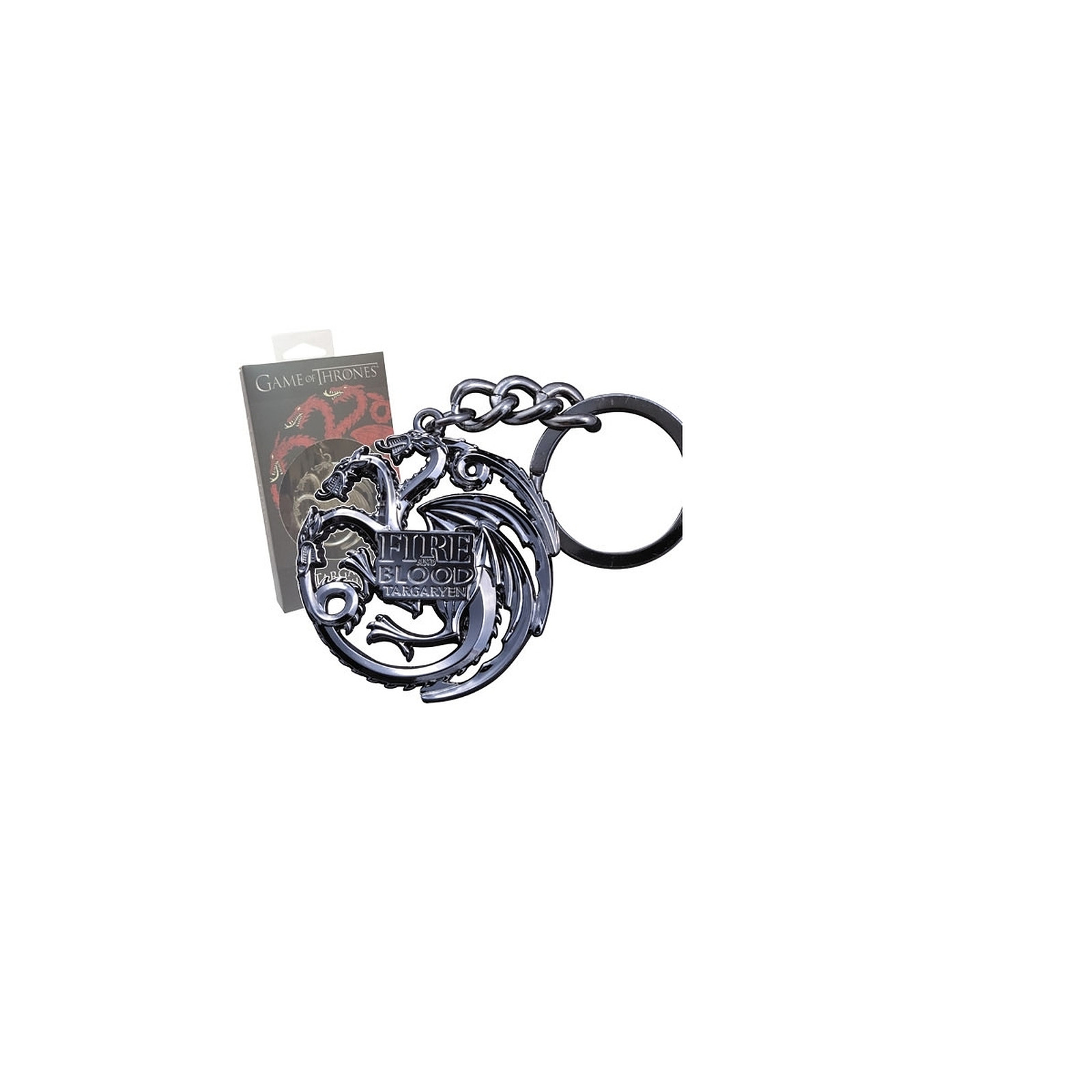 Le Trone de fer - Porte-cles metal Targaryen Sigil - Porte-cles Noble Collection