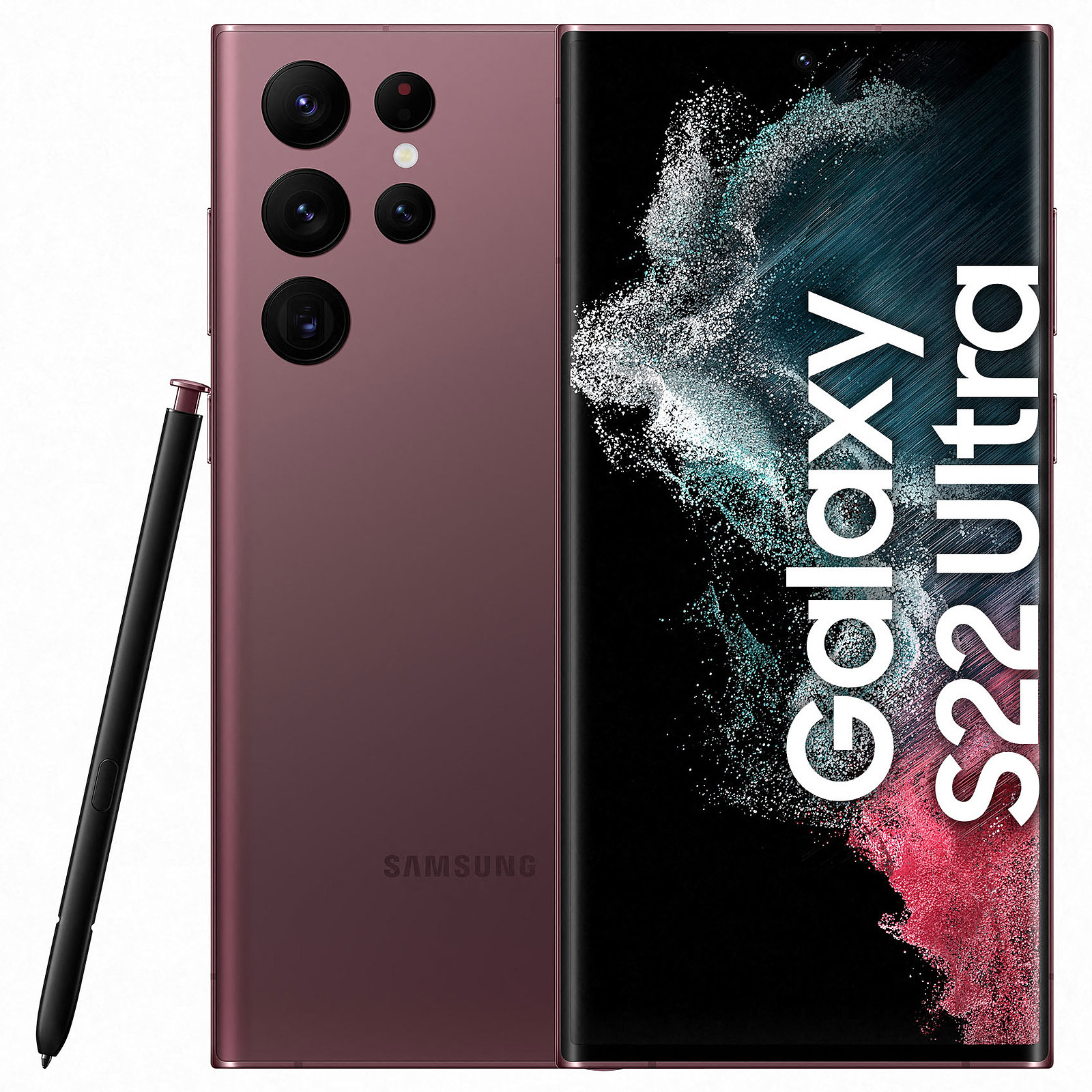 Samsung Galaxy S22 Ultra SM-S908B Bordeaux (12 Go / 256 Go) - Mobile & smartphone Samsung