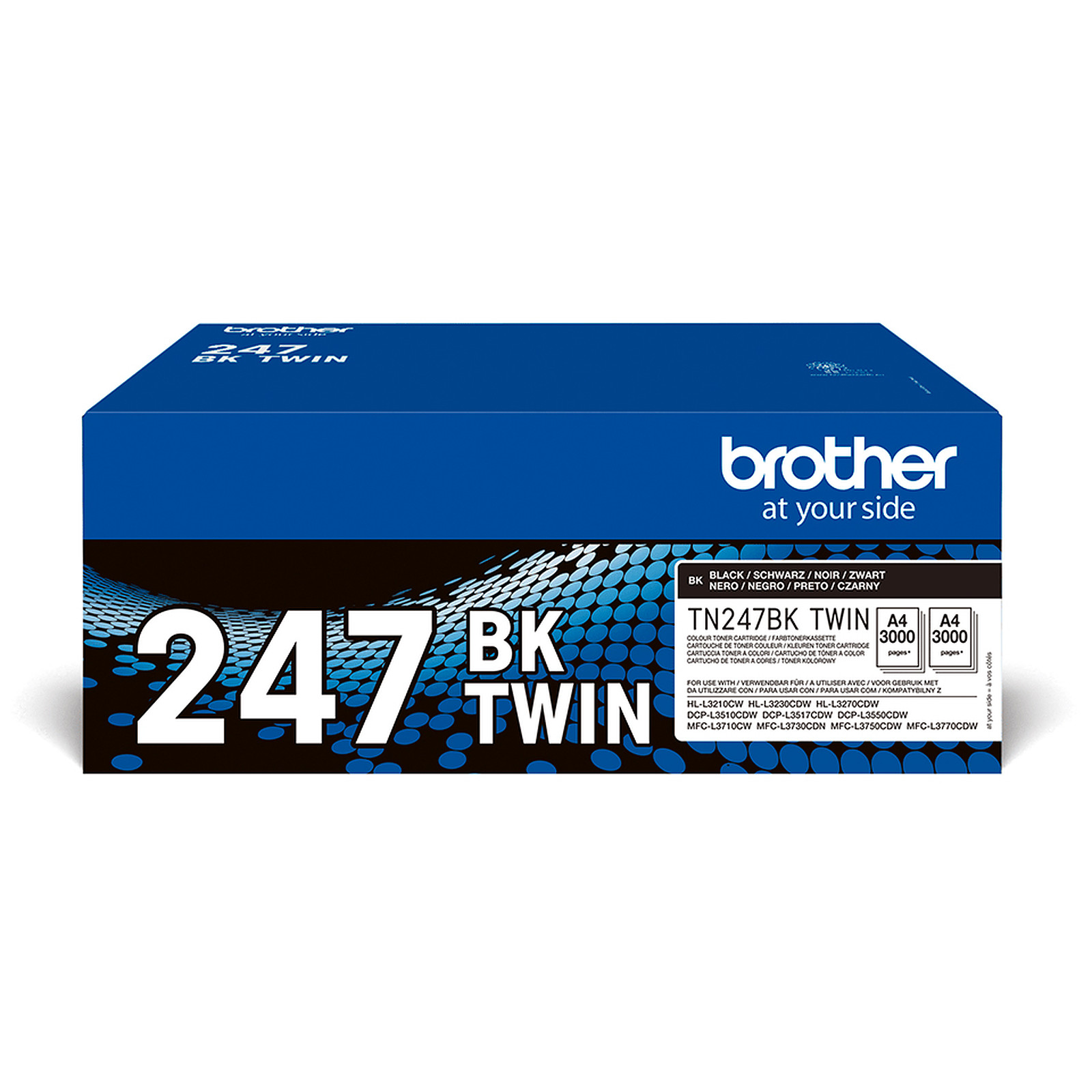 Brother TN-247BK Twin Pack (Noir) - Toner imprimante Brother