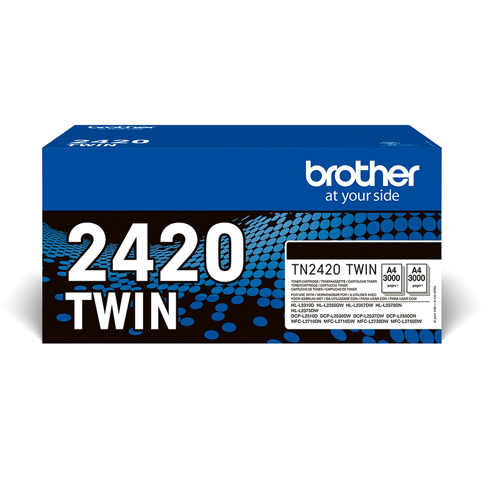 Brother TN-2420 Twin Pack (Noir) - Toner imprimante Brother