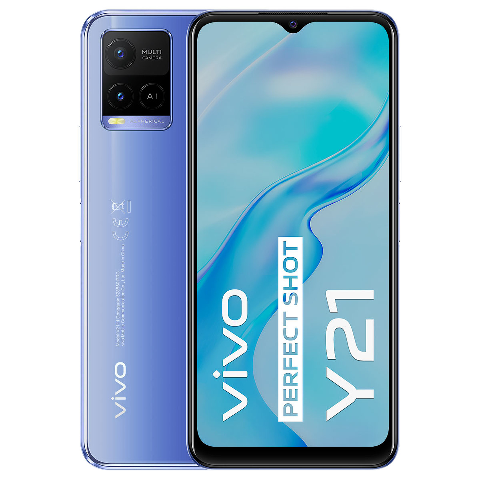 Vivo Y21 Bleu Metallique (4 Go / 64 Go) - Mobile & smartphone Vivo
