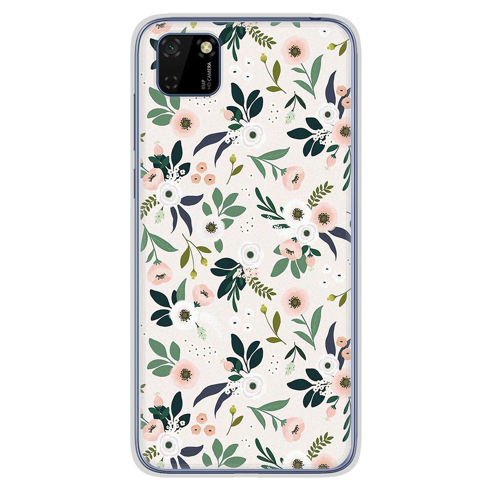 1001 Coques Coque silicone gel Huawei Y5P motif Flowers - Coque telephone 1001Coques