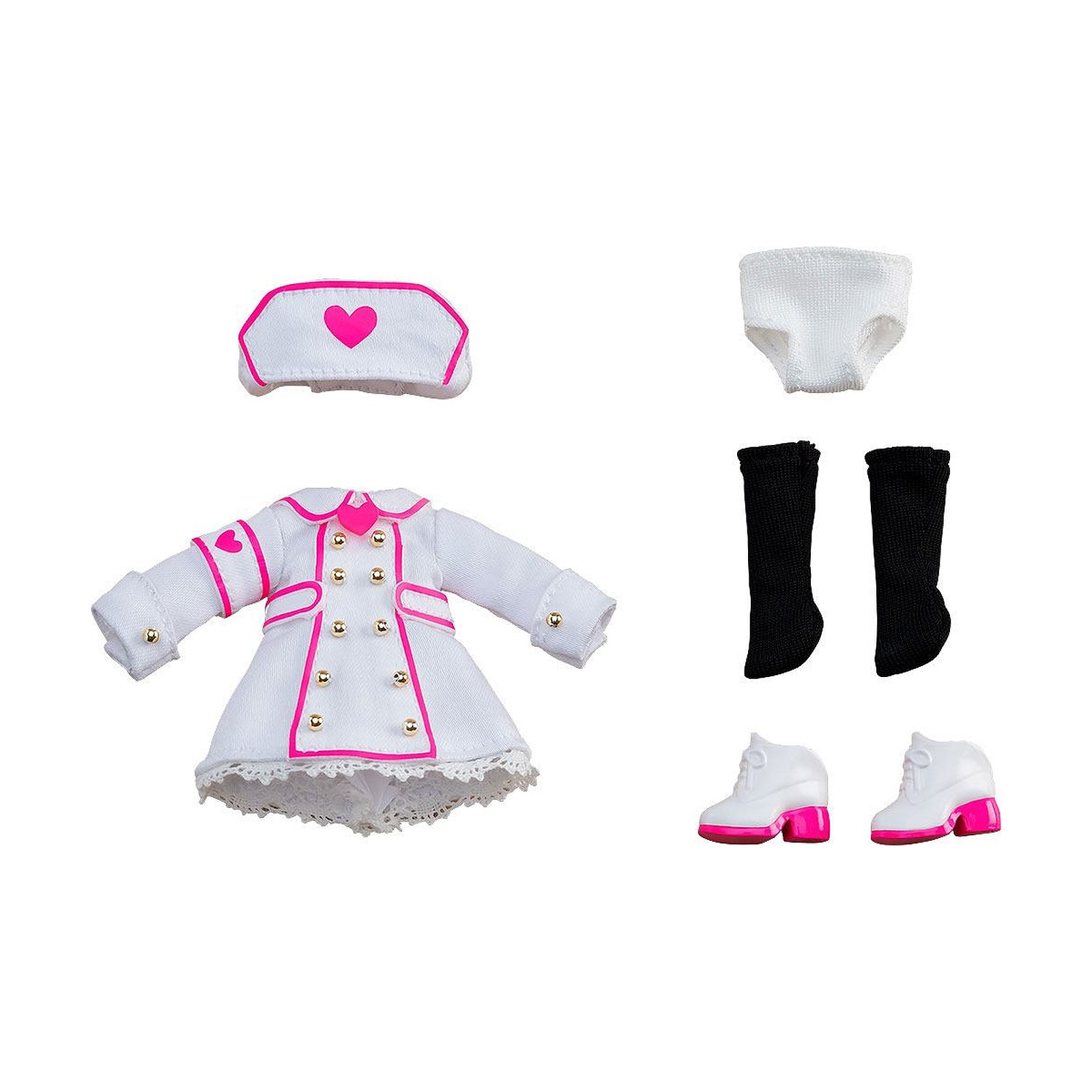 Original Character - Accessoires pour figurines Nendoroid Doll Outfit Set Nurse - White - Figurines Good Smile Company