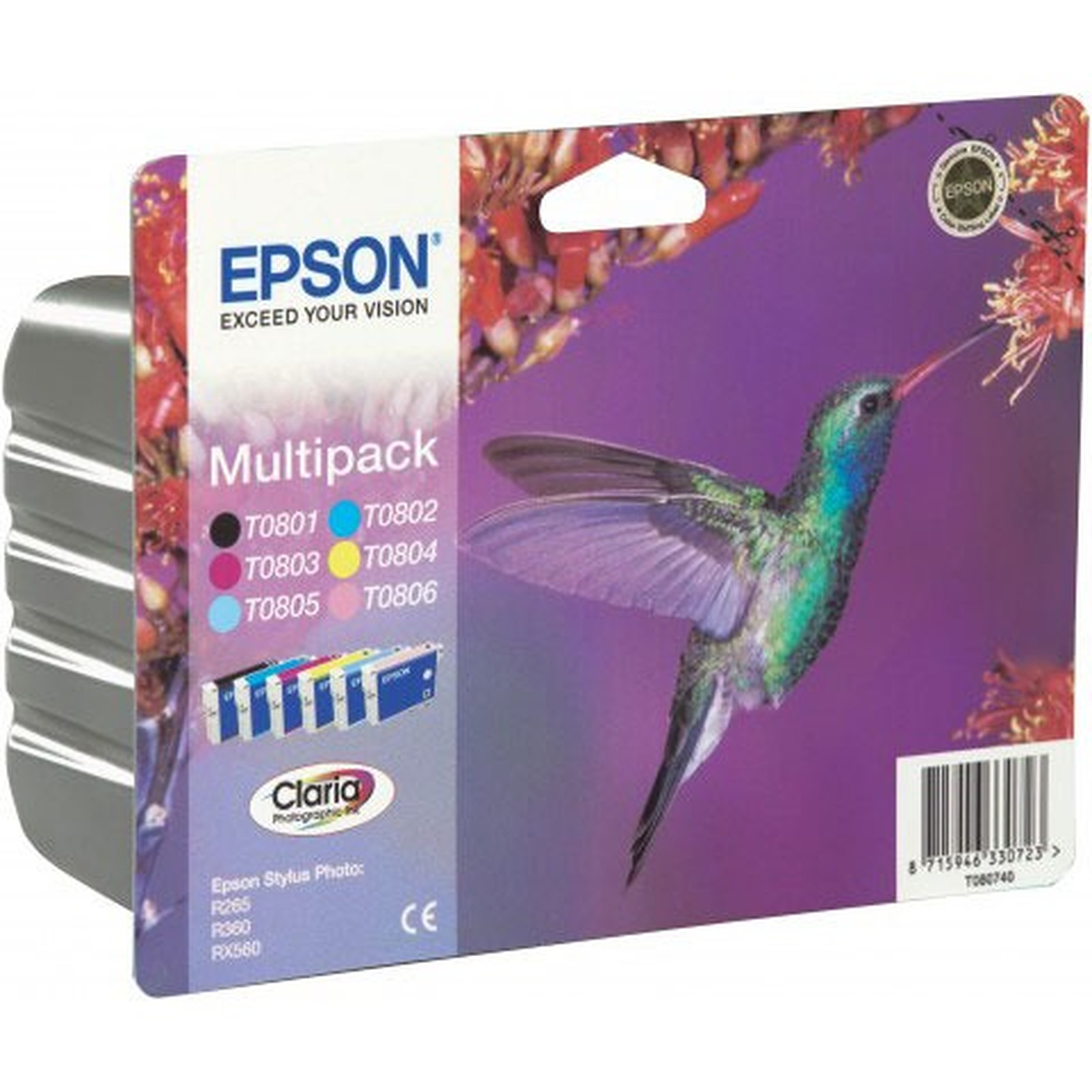 Epson T0807 MultiPack - Cartouche imprimante Epson