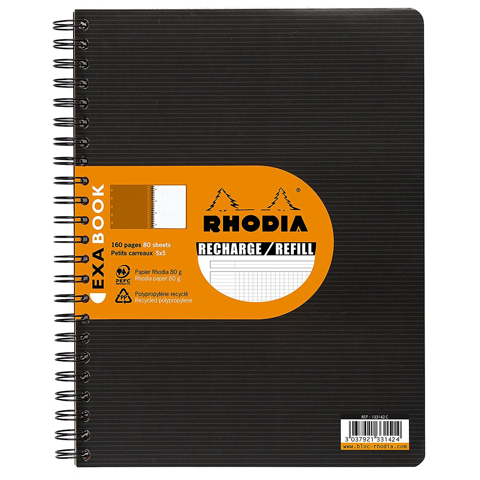 Rhodia Exabook Recharge A4+ - Cahier Rhodia