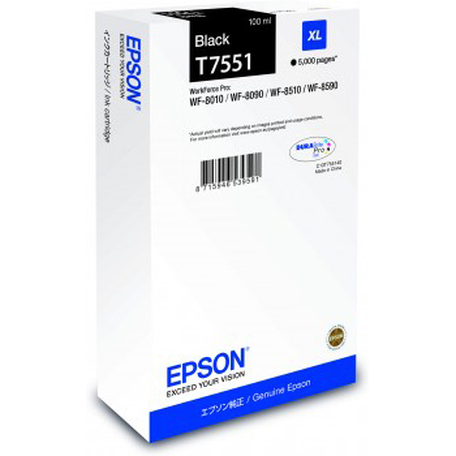 Epson T7551 (C13T755140) - Cartouche imprimante Epson