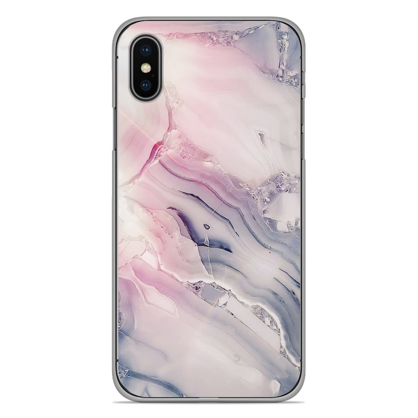 1001 Coques Coque silicone gel Apple iPhone XS Max motif Zoom sur Pierre Claire - Coque telephone 1001Coques