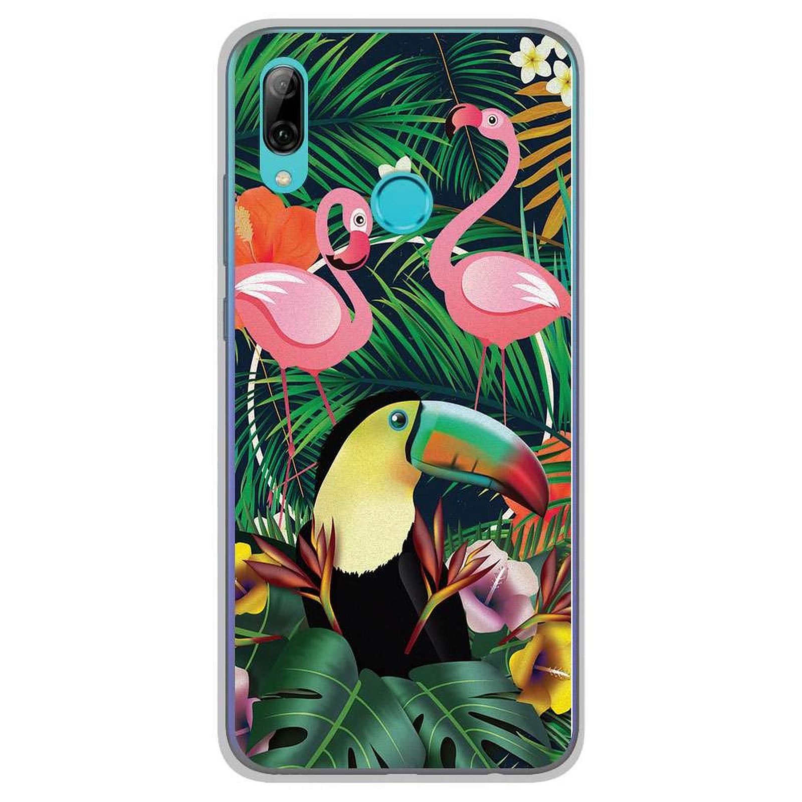 1001 Coques Coque silicone gel Huawei P Smart 2019 motif Tropical Toucan - Coque telephone 1001Coques