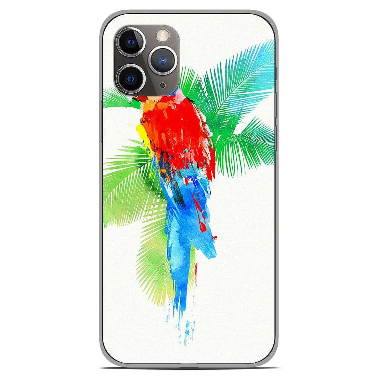 1001 Coques Coque silicone gel Apple iPhone 11 Pro motif RF Tropical party - Coque telephone 1001Coques