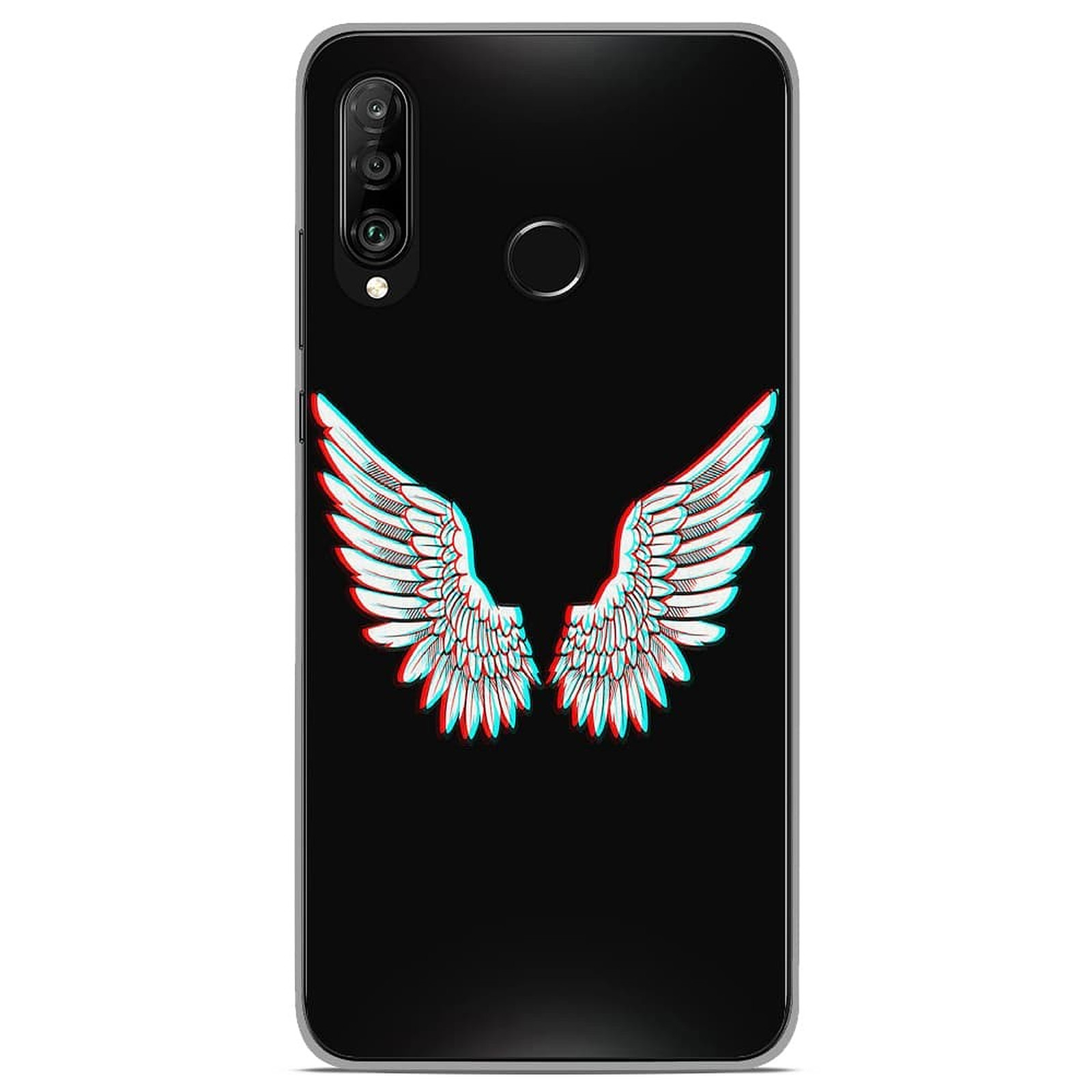 1001 Coques Coque silicone gel Huawei P30 Lite motif Ailes d'Ange - Coque telephone 1001Coques