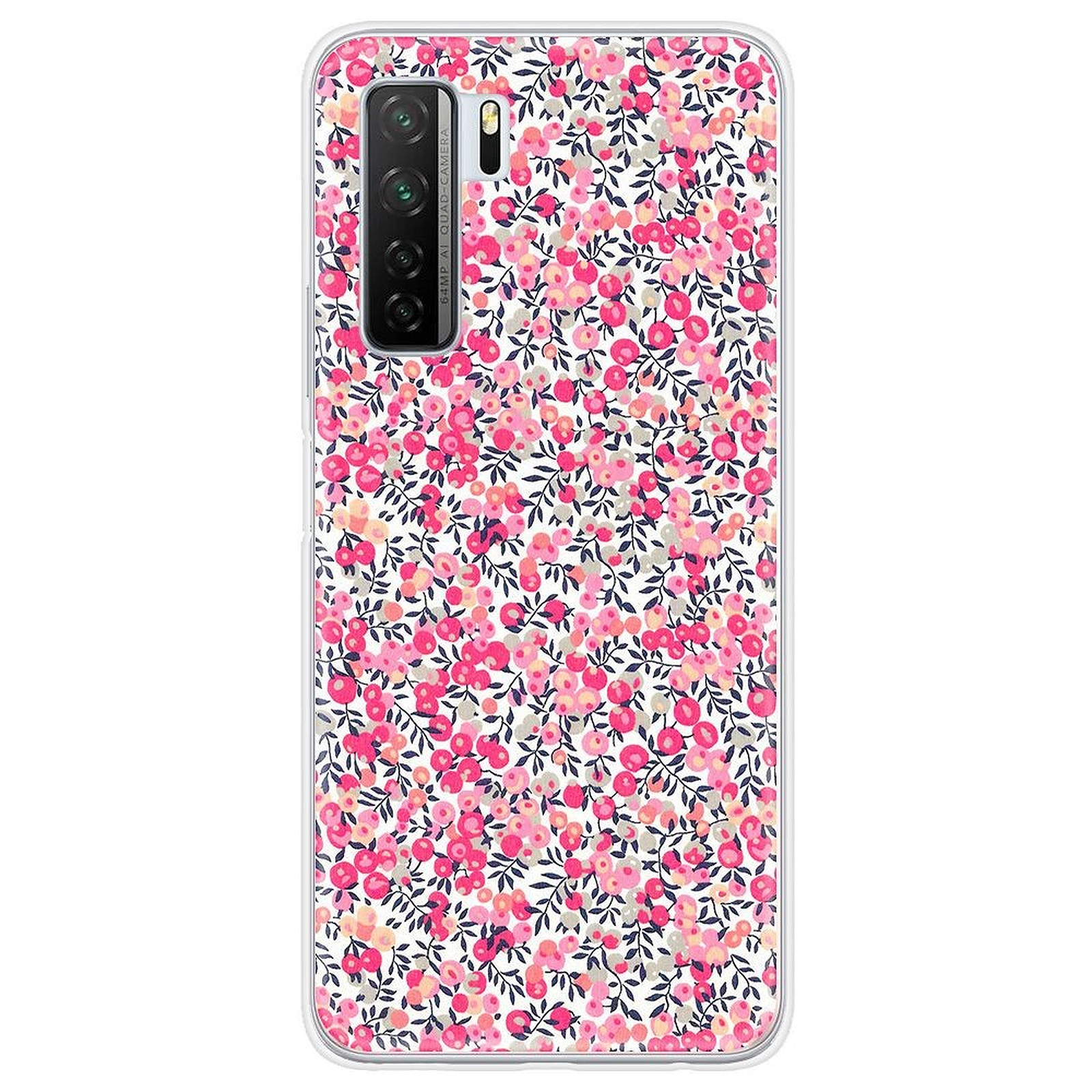 1001 Coques Coque silicone gel Huawei P40 Lite 5G motif Liberty Wiltshire Rose - Coque telephone 1001Coques