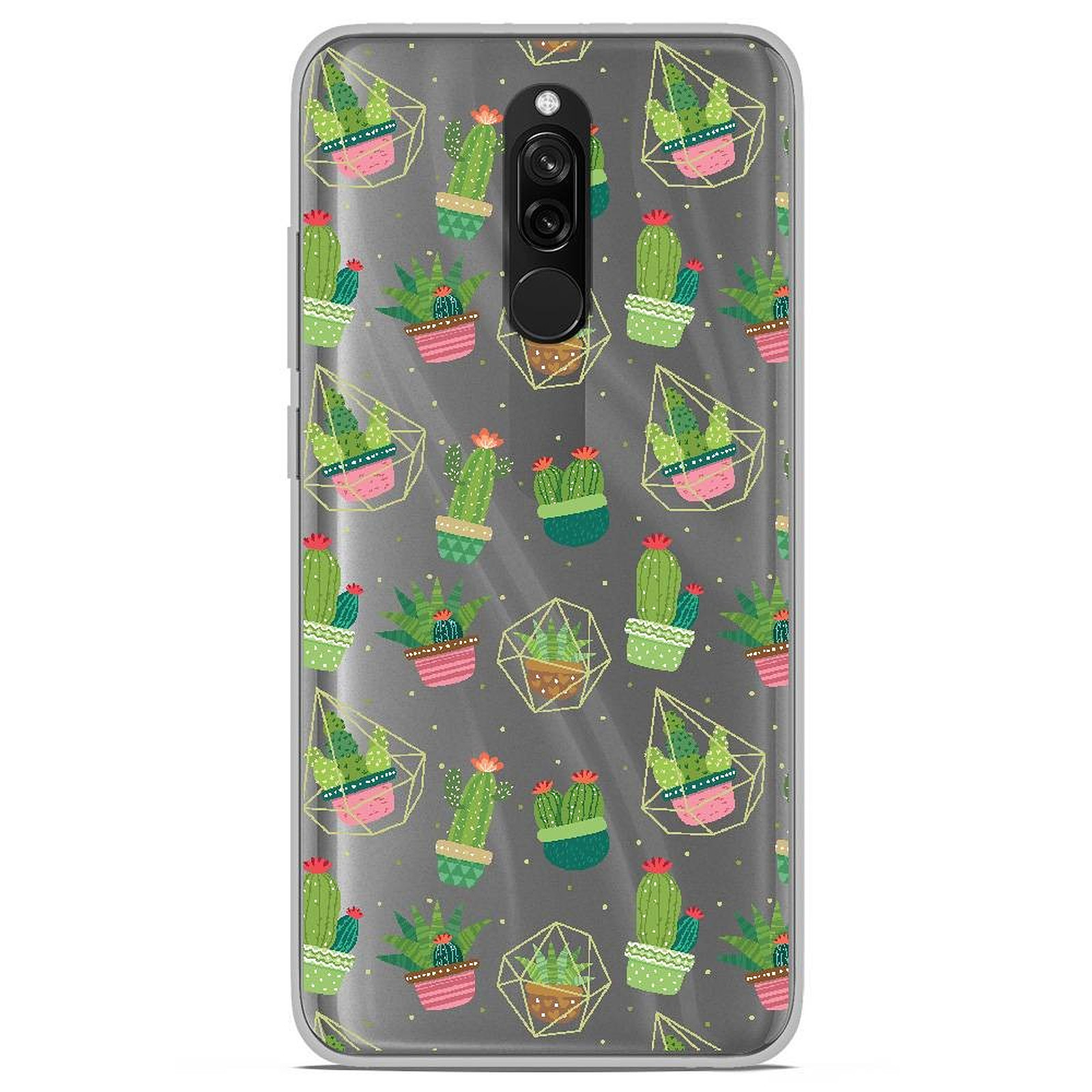1001 Coques Coque silicone gel Xiaomi Redmi 7 motif Cactus - Coque telephone 1001Coques