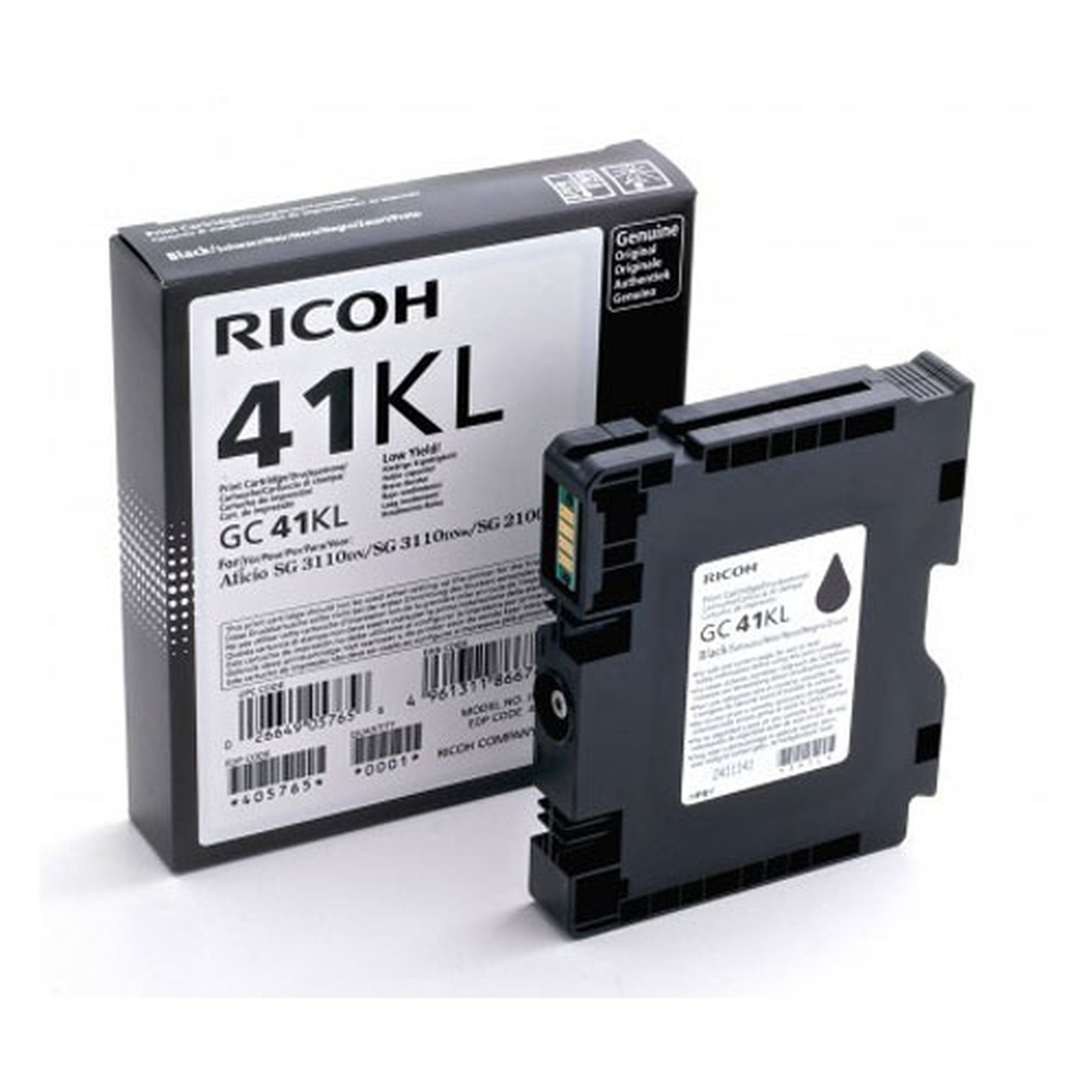 Ricoh GC41KL Noir - 405765 - Cartouche imprimante Ricoh
