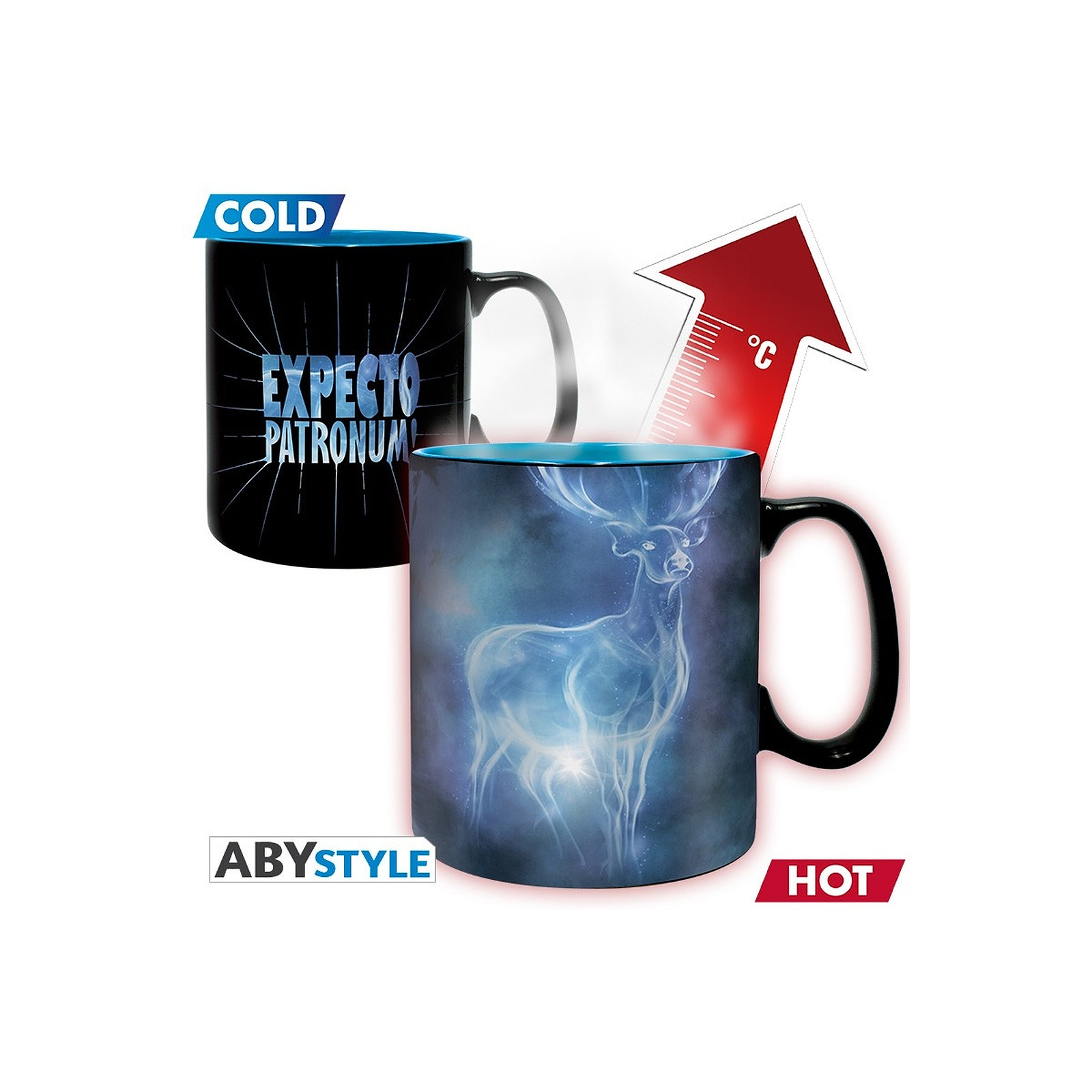 Harry Potter - Mug Heat Change Patronus - Mugs Abystyle