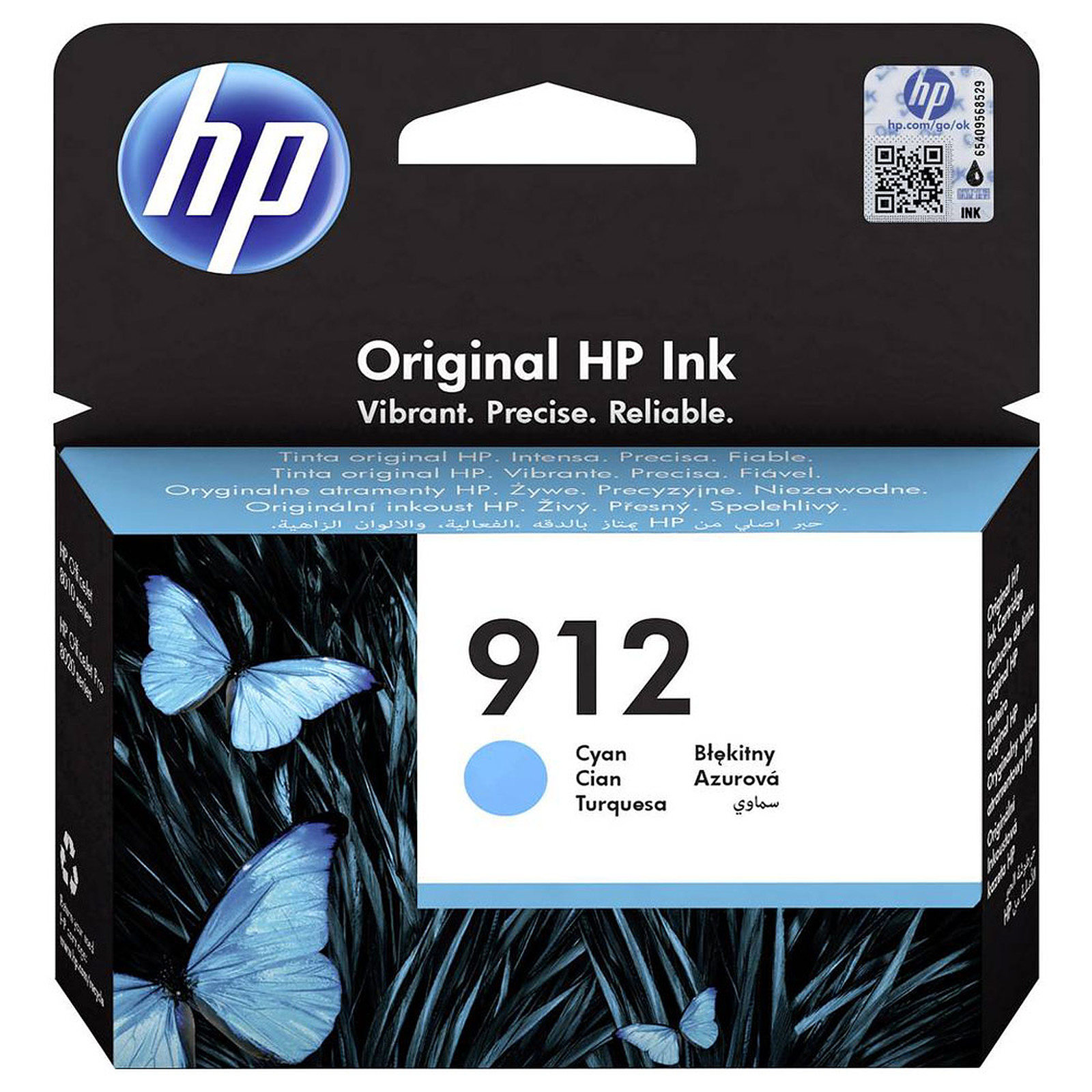 HP 912 (3YL77AE) - Cyan - Cartouche imprimante HP