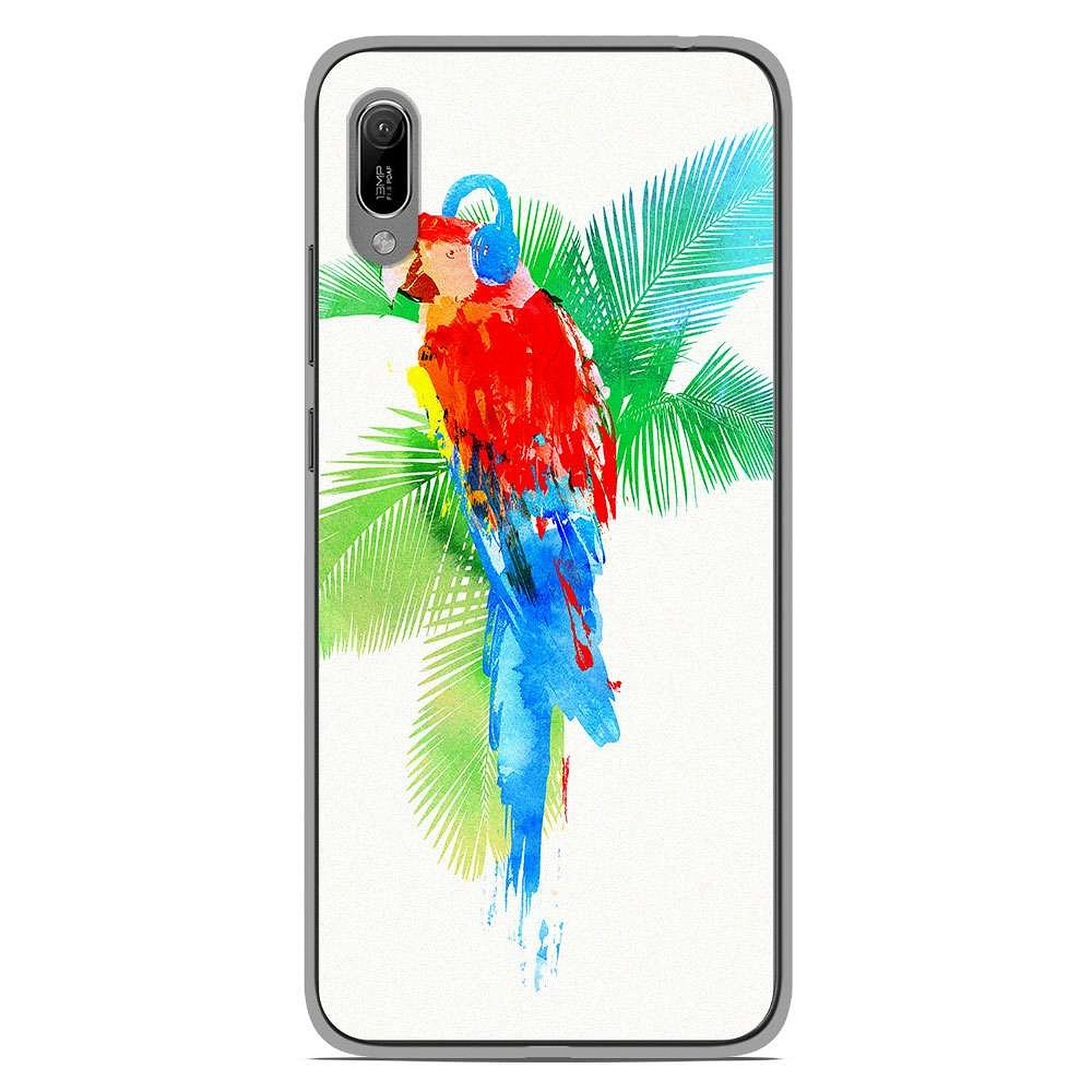 1001 Coques Coque silicone gel Huawei Y6 2019 motif RF Tropical party - Coque telephone 1001Coques