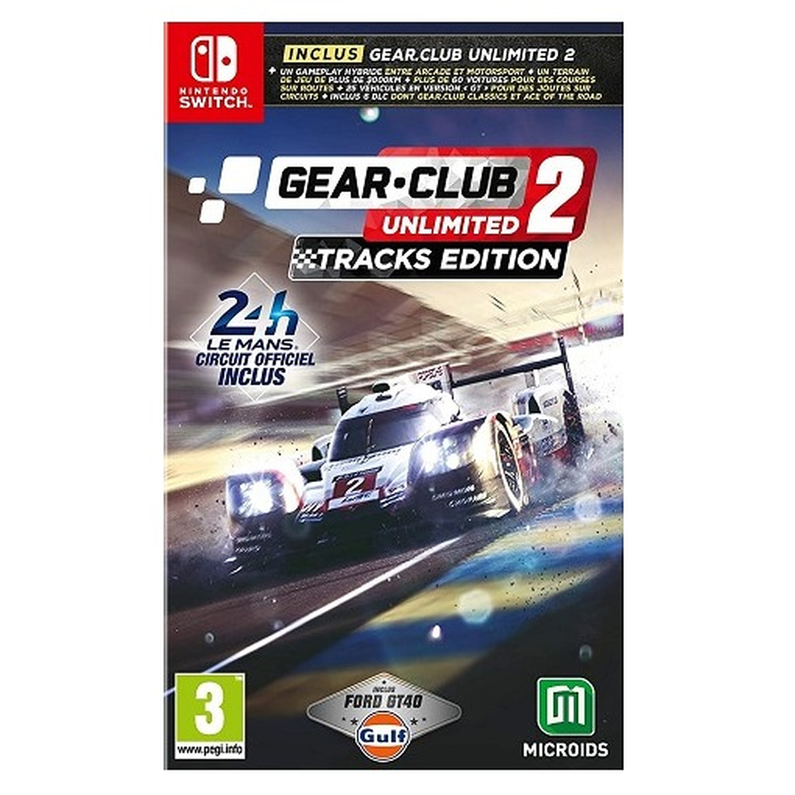 Gear.Club Unlimited 2 Tracks Edition (SWITCH) - Jeux Nintendo Switch Microa¯ds