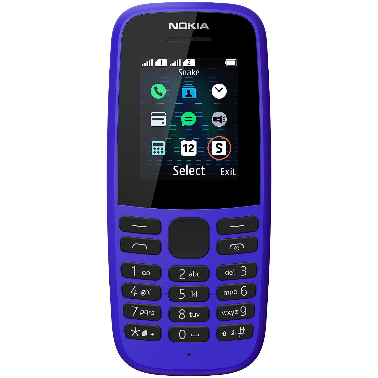 Nokia 105 2019 Dual SIM Bleu - Mobile & smartphone Nokia