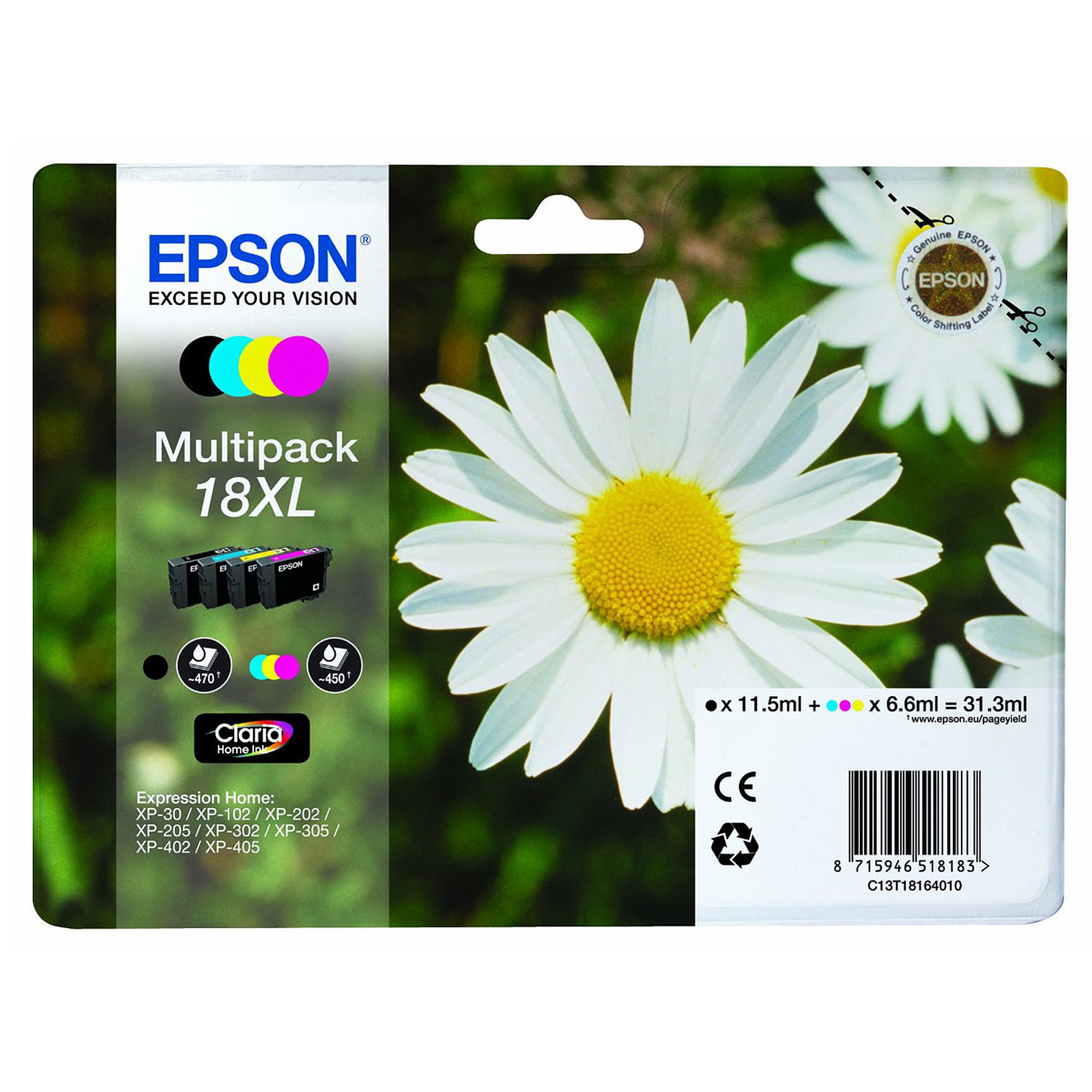 Epson T1816 MultiPack - Cartouche imprimante Epson