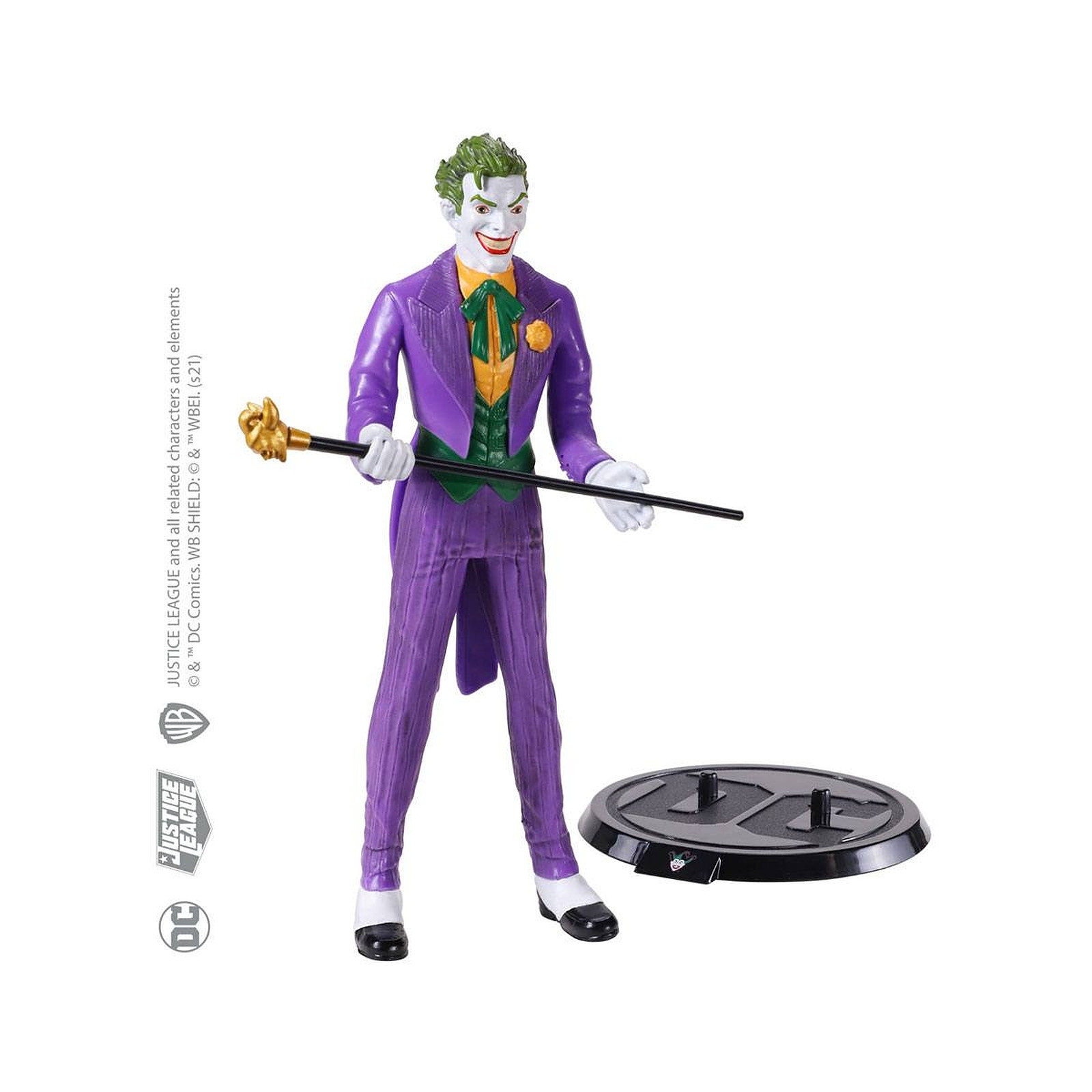 DC Comics - Figurine flexible Bendyfigs Joker 19 cm - Figurines Noble Collection