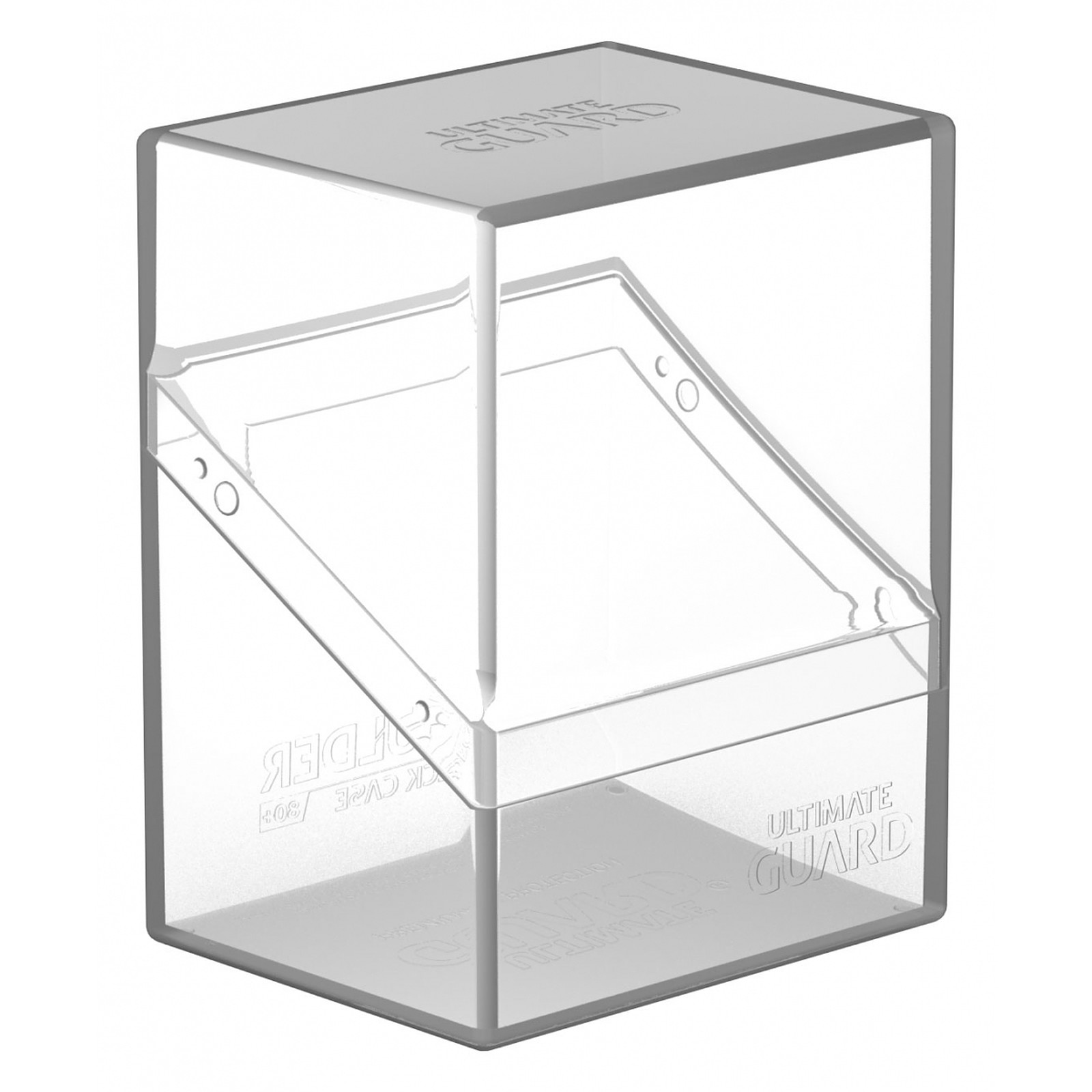 Ultimate Guard - Boulder? Deck Case 80+ taille standard Transparent - Accessoire jeux Ultimate Guard