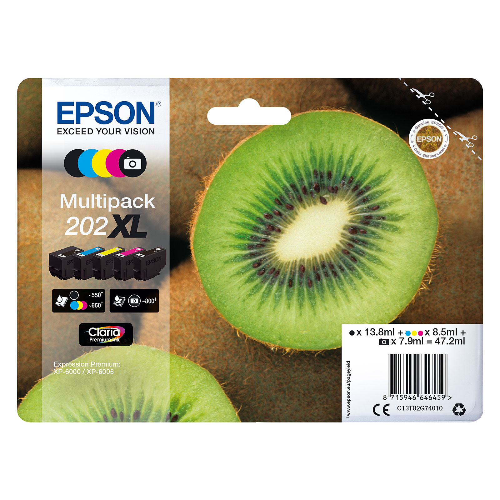 Epson Kiwi Multipack 202XL - Cartouche imprimante Epson