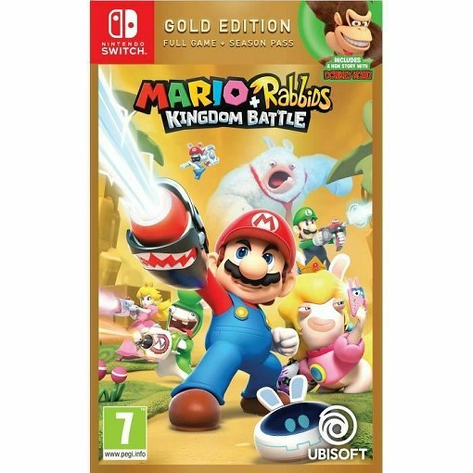 Mario et The Lapins Cretins Kingdom Battle Gold Edition (SWITCH) - Jeux Nintendo Switch Ubisoft