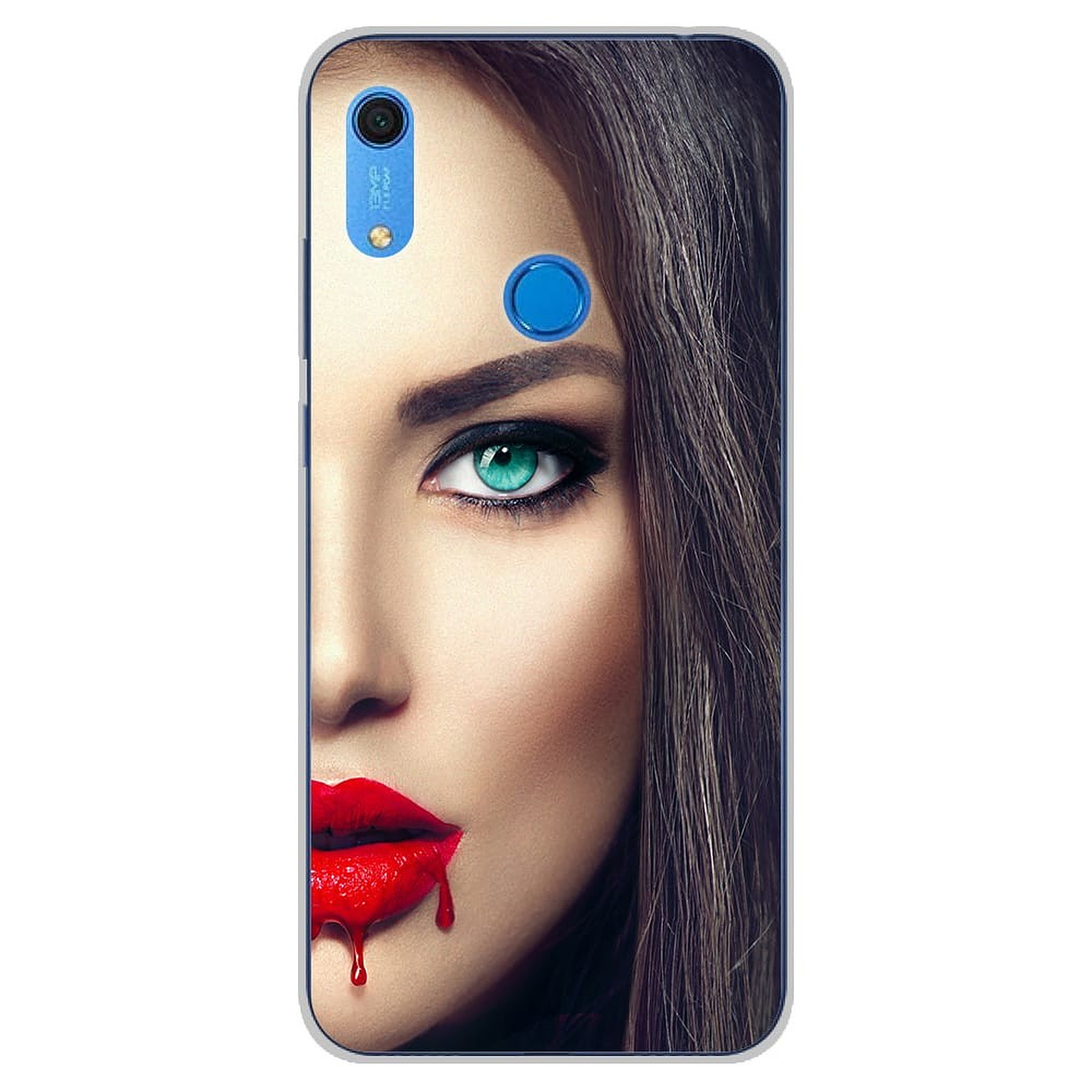 1001 Coques Coque silicone gel Huawei Y6S motif Lèvres Sang - Coque telephone 1001Coques
