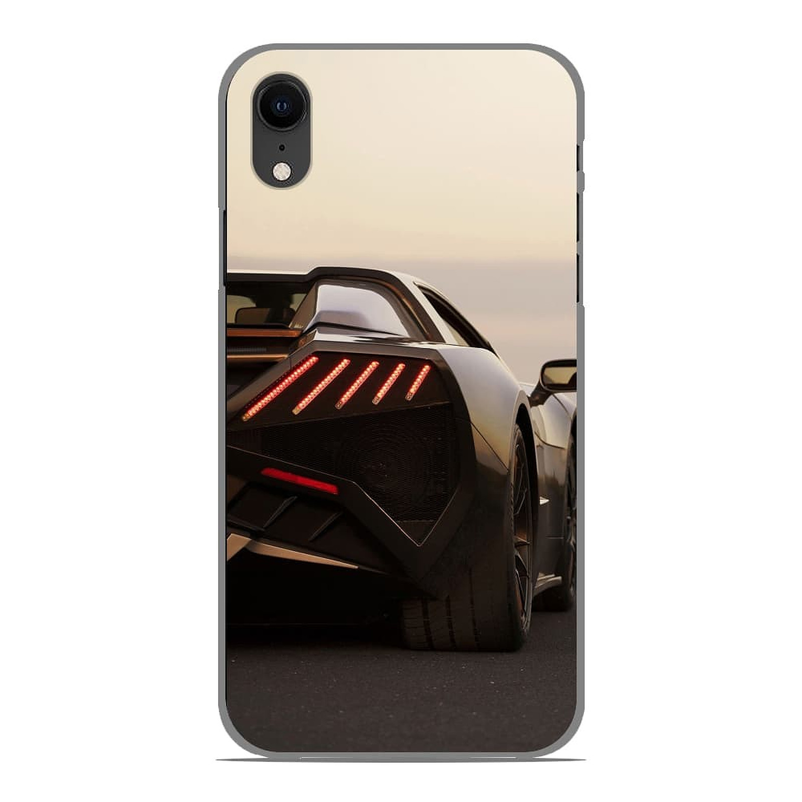 1001 Coques Coque silicone gel Apple iPhone XR motif Lambo - Coque telephone 1001Coques